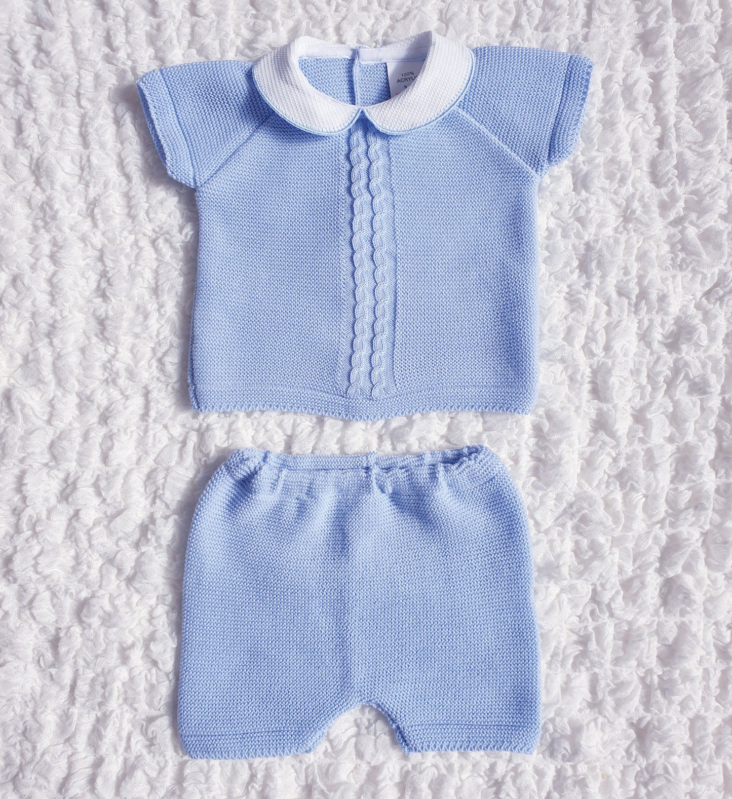 Baby Boys Spanish Knitted Shorts Set