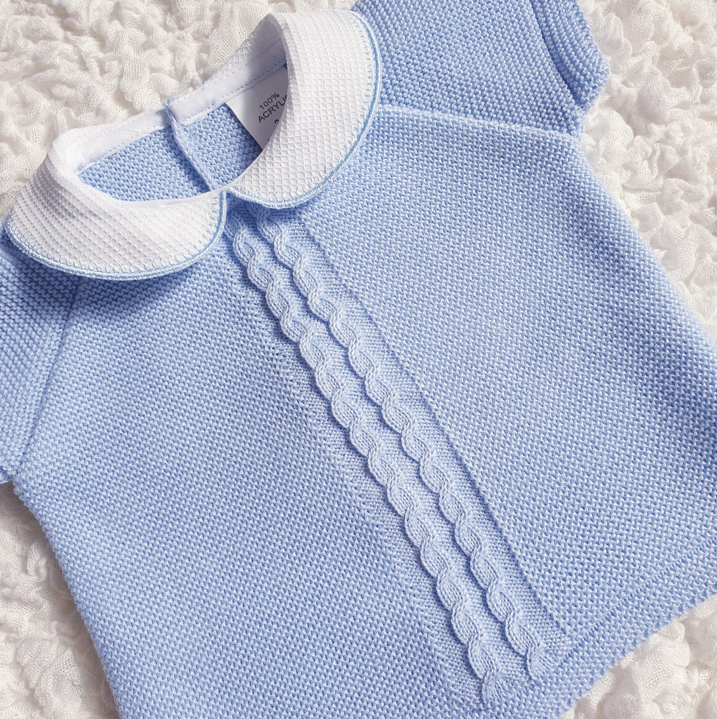 Baby Boys Spanish Knitted Shorts Set