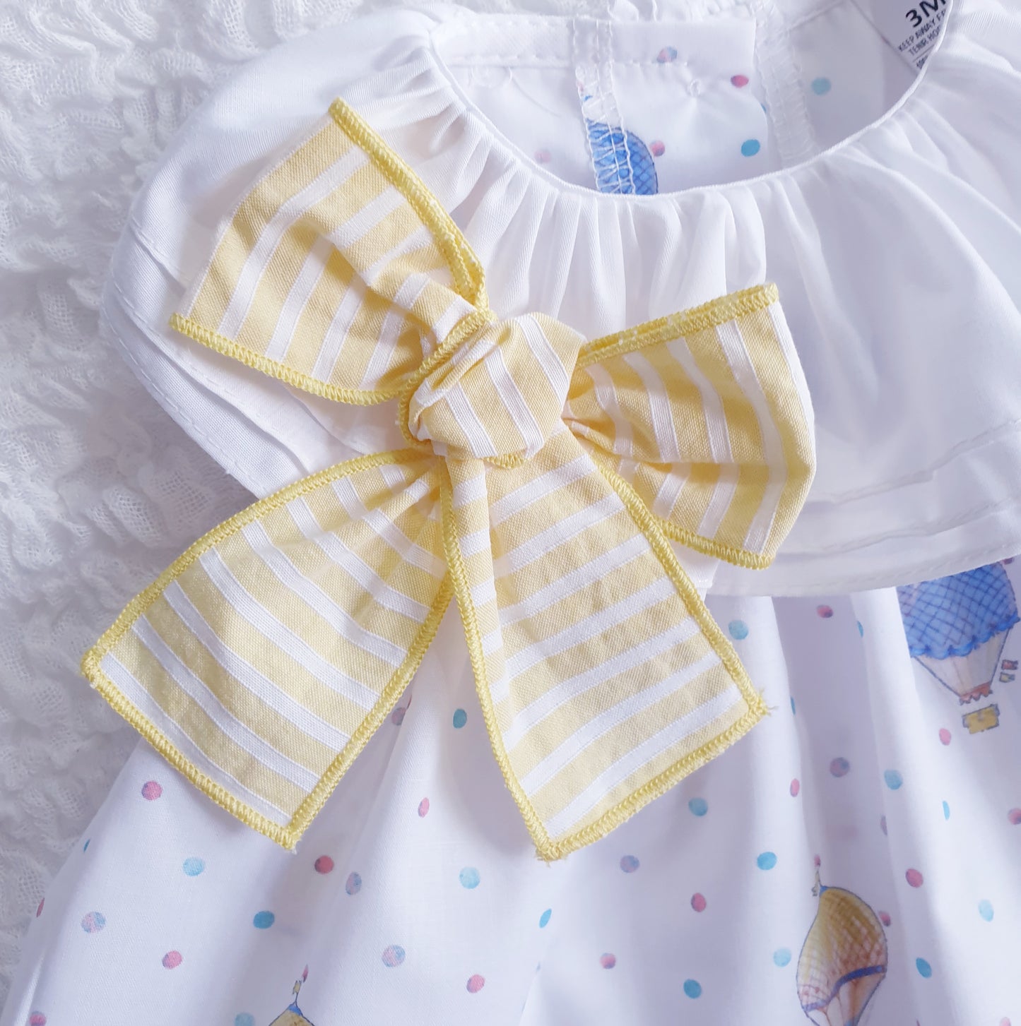 Baby Girls Hot Air Balloon Dress & Pants Pink Lemon