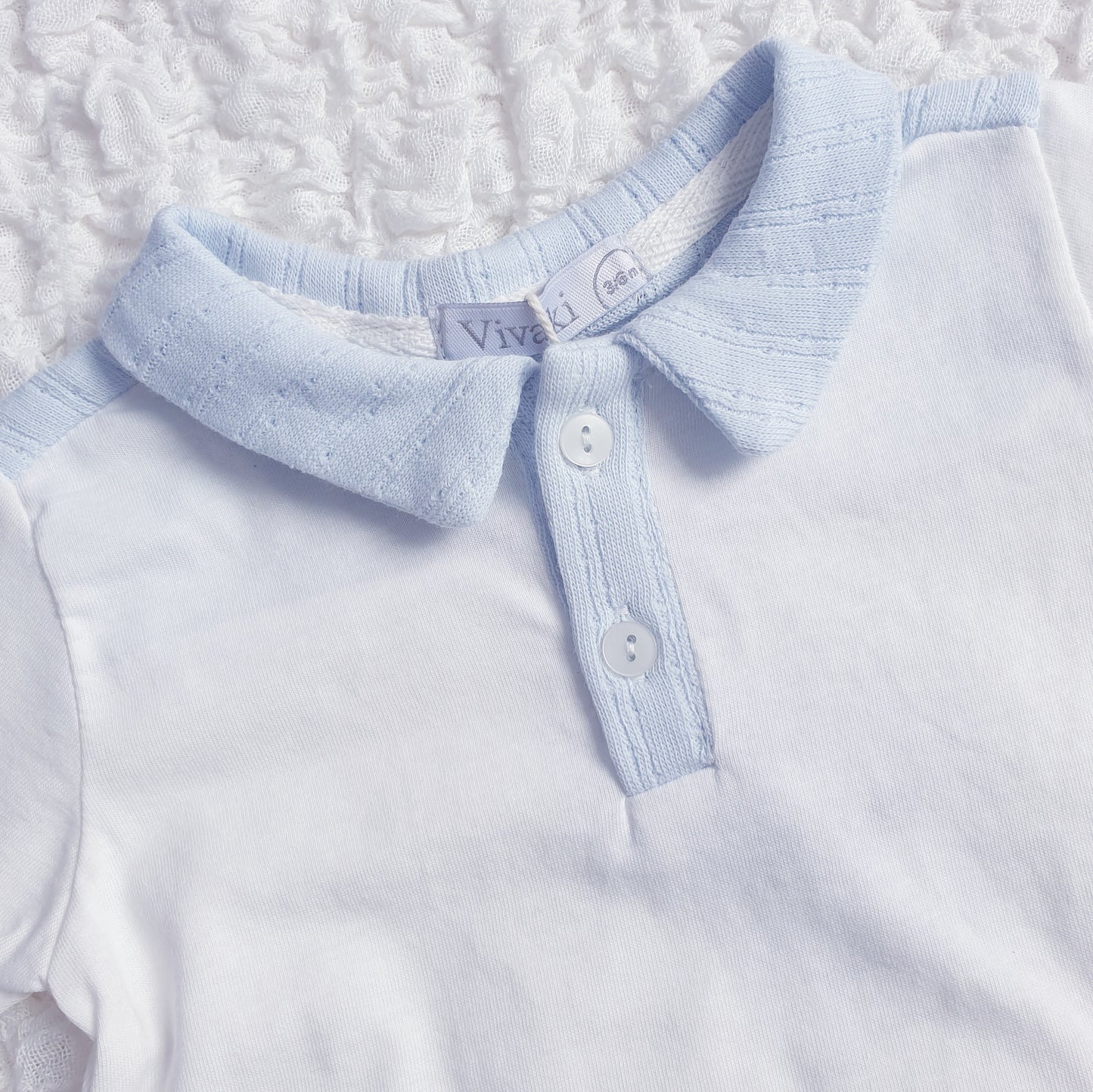Baby Boys Shorts Set Blue Beige