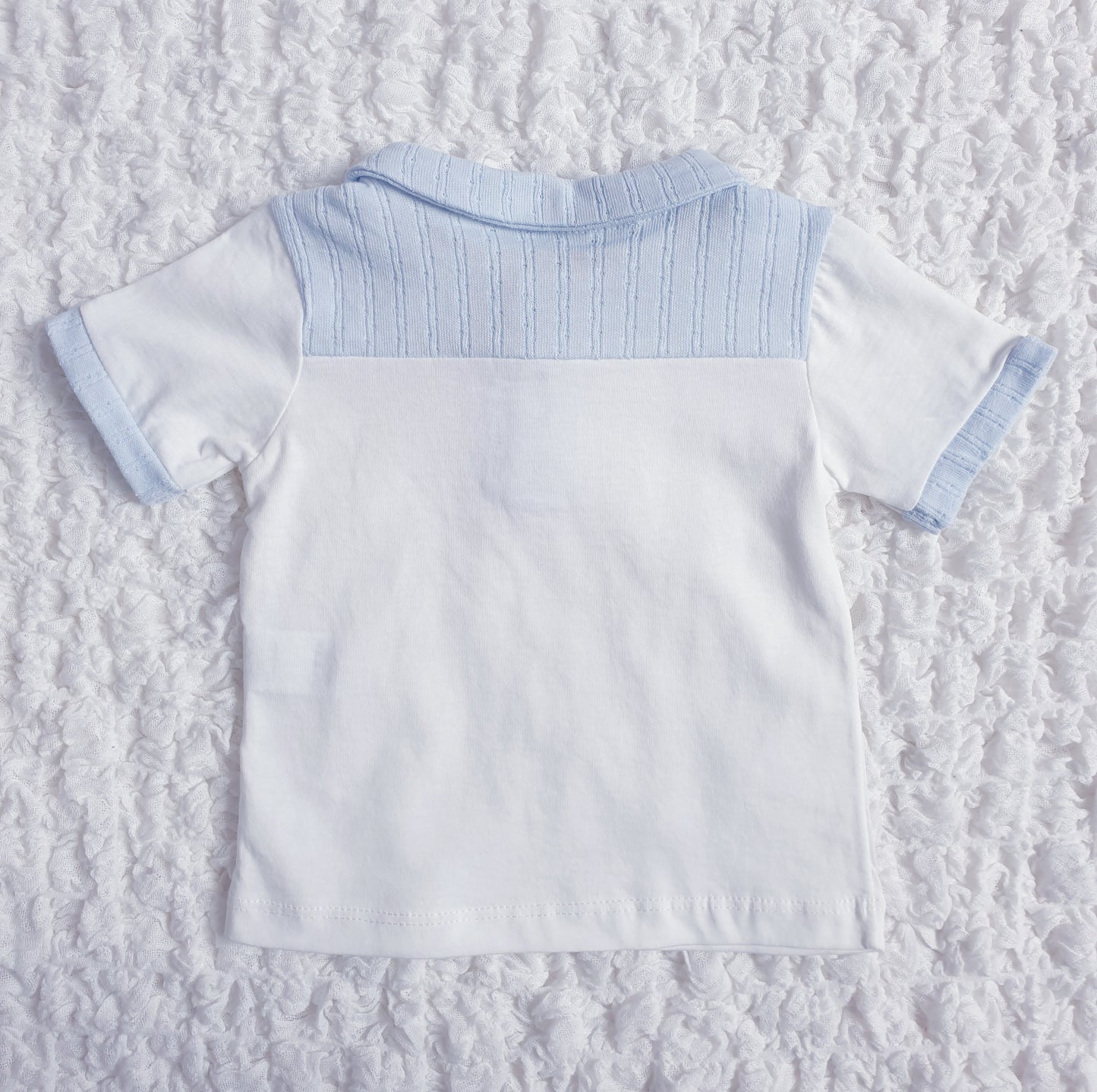 Baby Boys Shorts Set Blue Beige