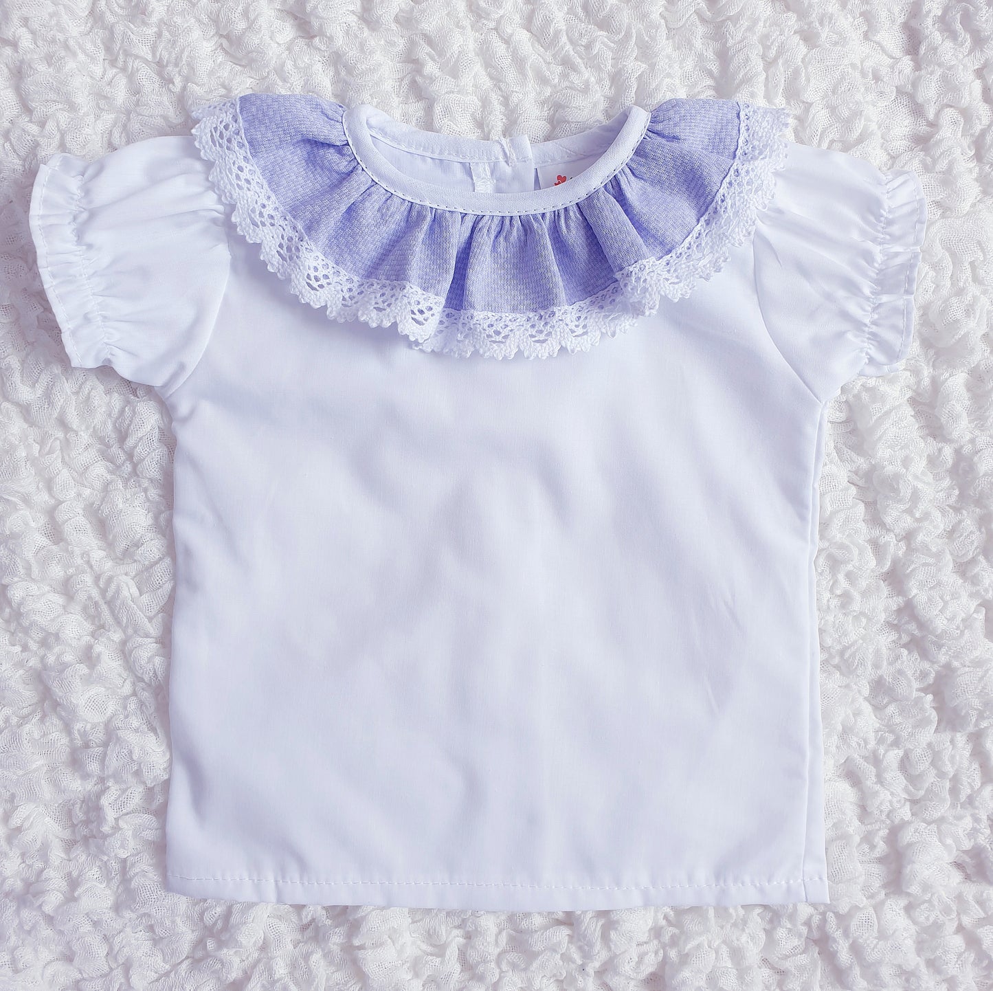 Baby Girls Lilac Spanish Double Bow Romper