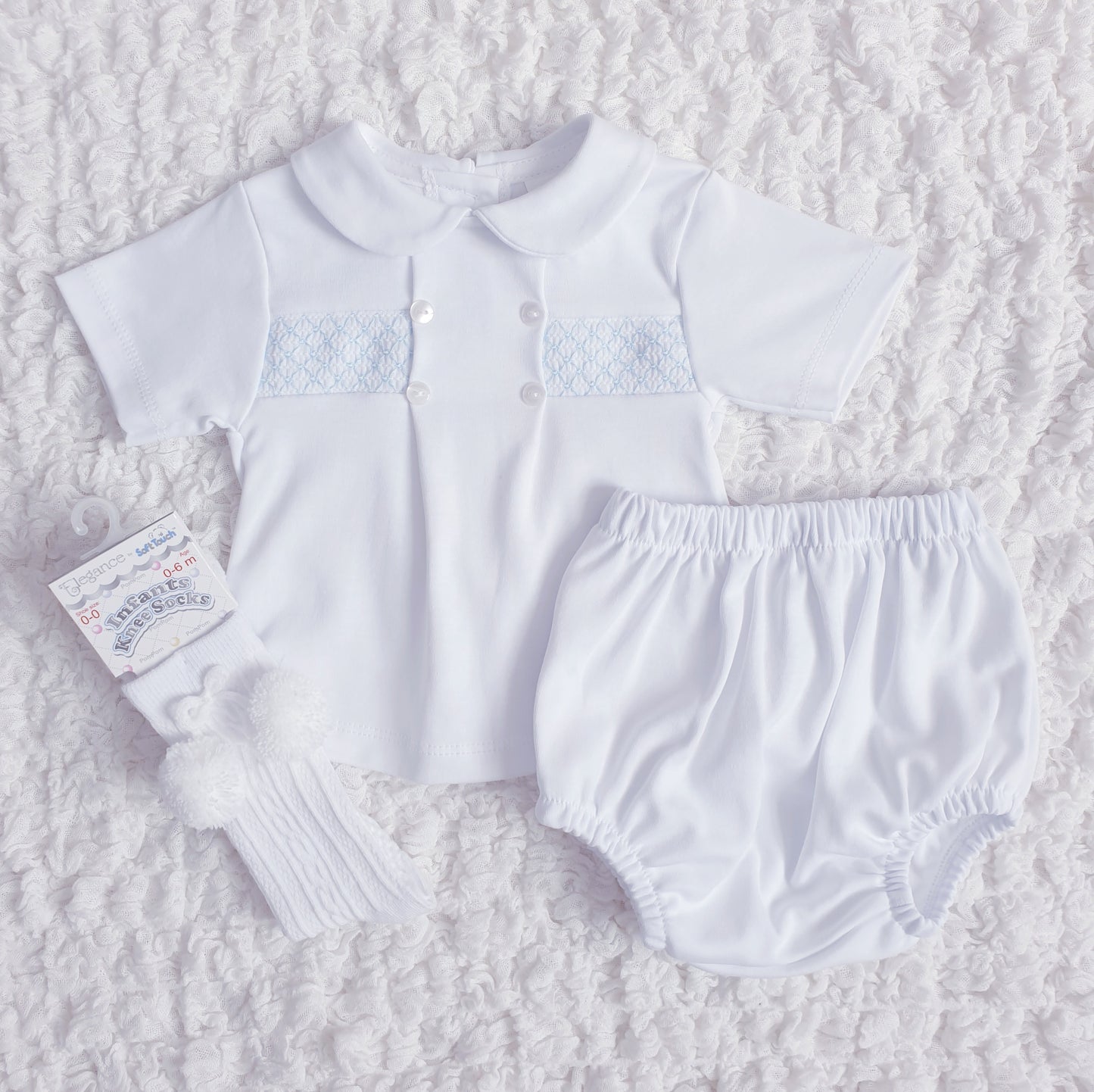 Baby Boys Smocked Jam Pants Set