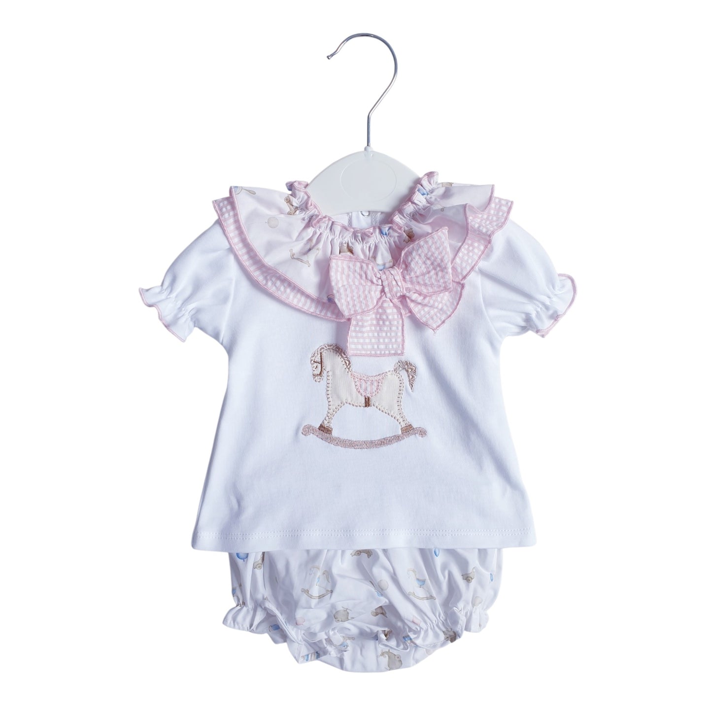 Baby Girls Rocking Horse Jam Pants Set