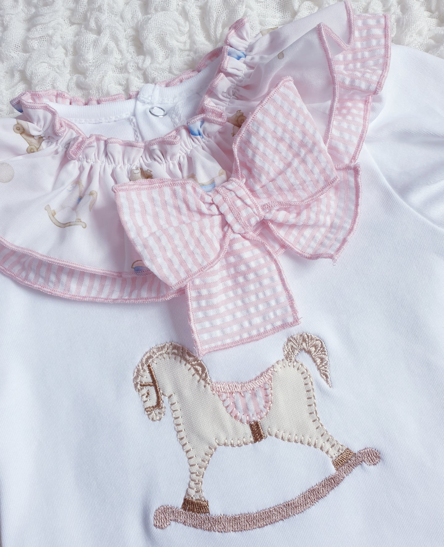 Baby Girls Rocking Horse Jam Pants Set
