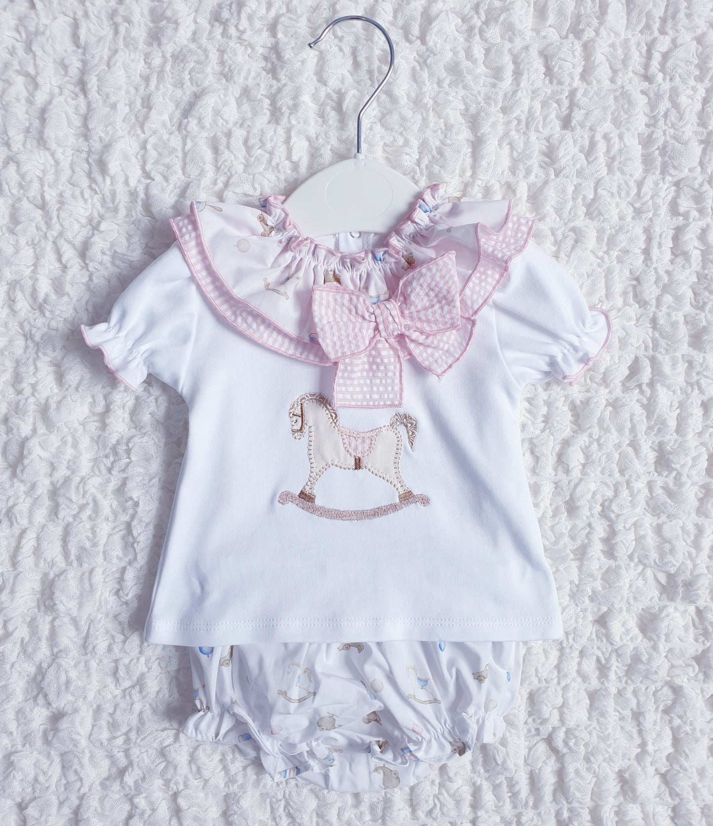 Baby Girls Rocking Horse Jam Pants Set