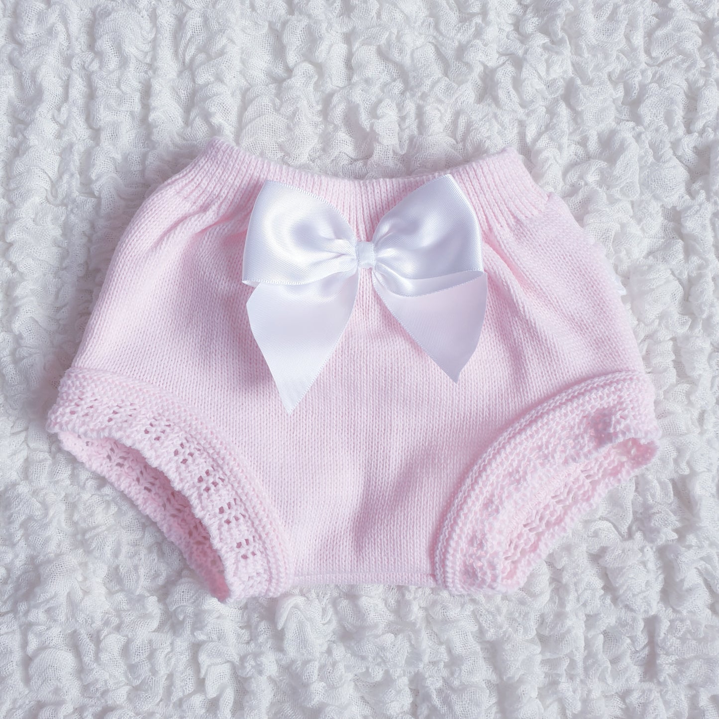 Baby Girls Pink Knitted Cardigan Jam Pants Set