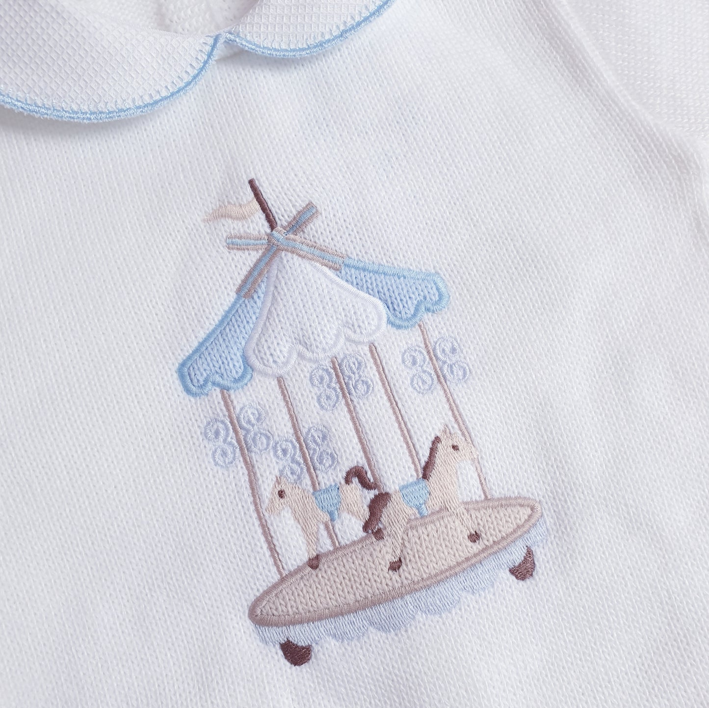 Baby Girls/Boys Knitted Carousel All In One