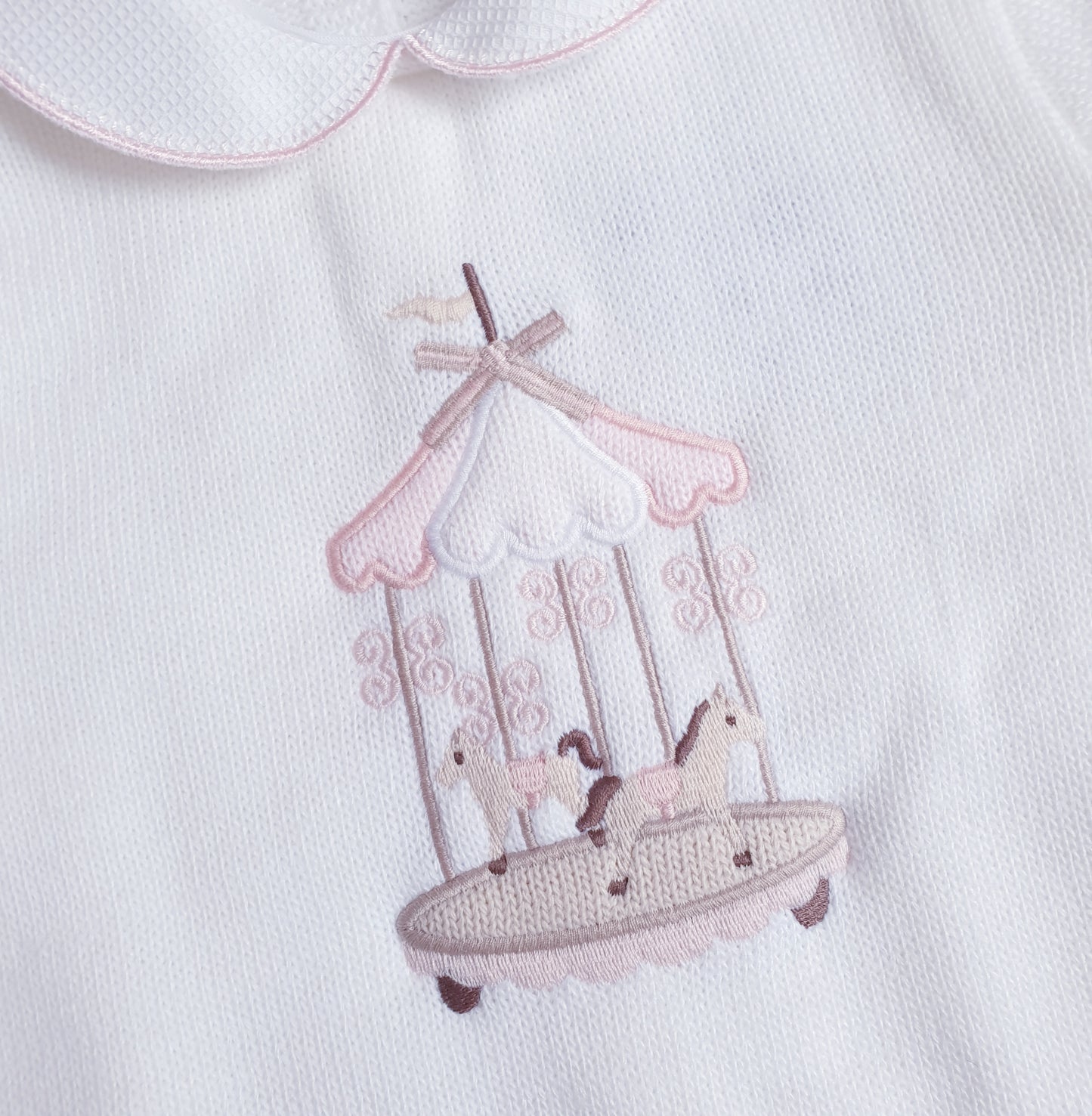 Baby Girls/Boys Knitted Carousel All In One