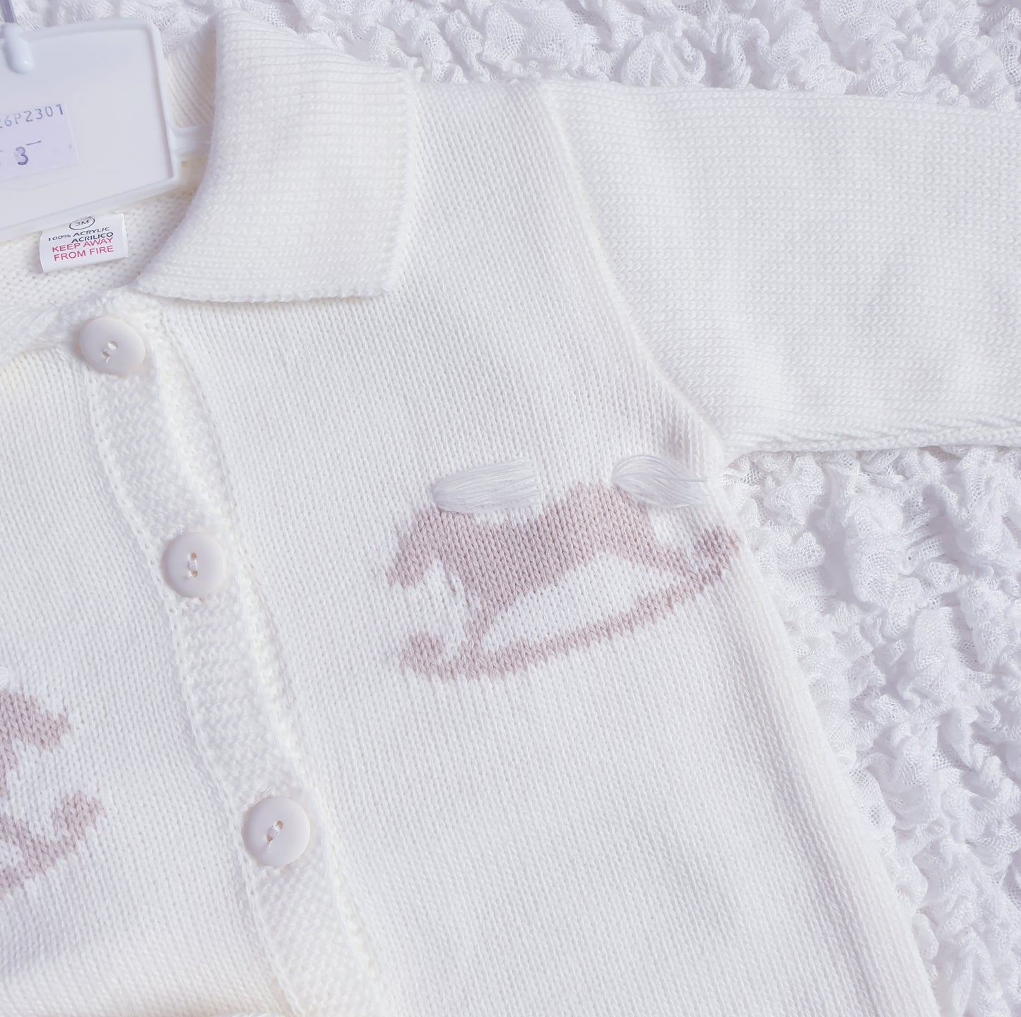 Baby Spanish Knitted Rocking Horse All In One & Hat