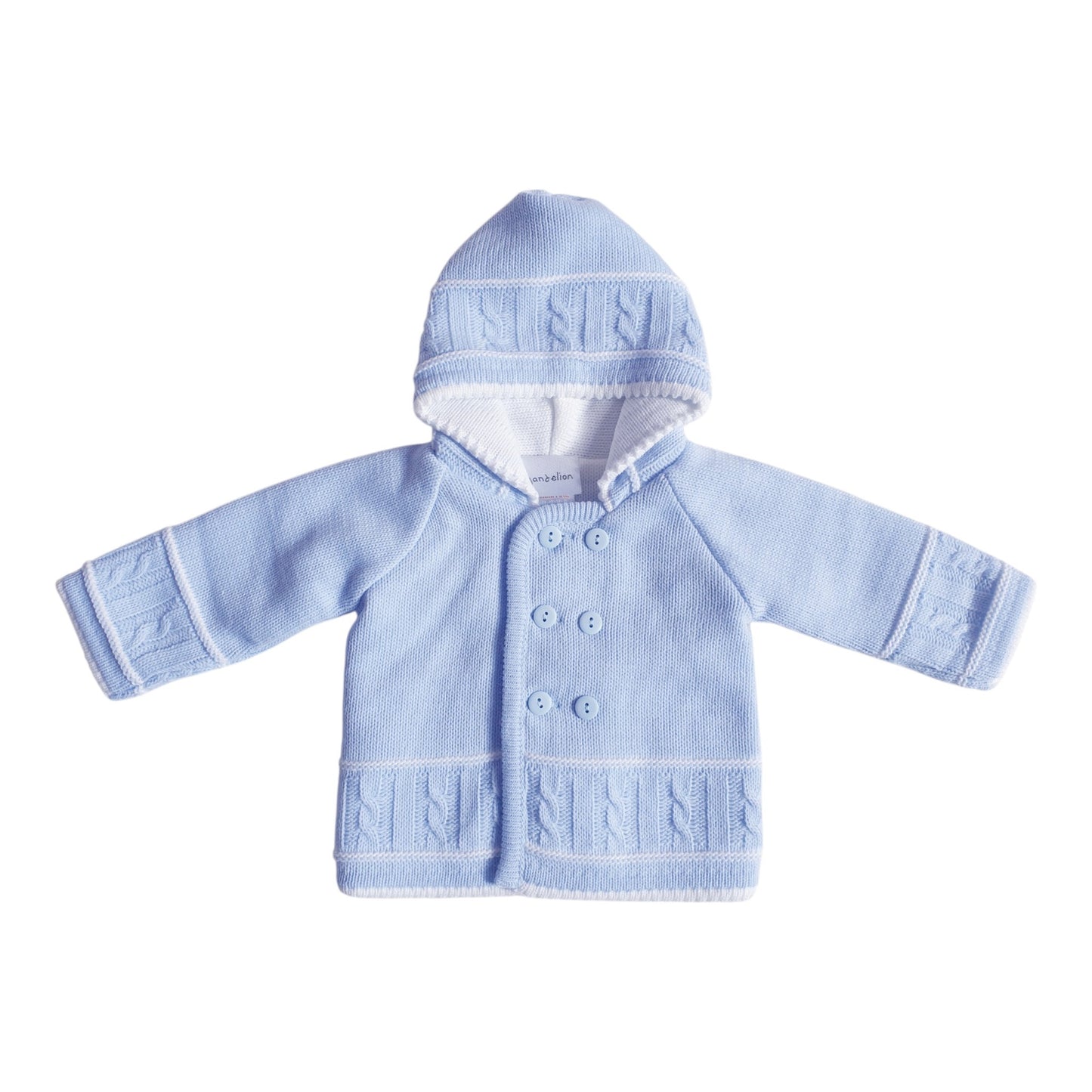 Baby Boys Blue Knitted Jacket