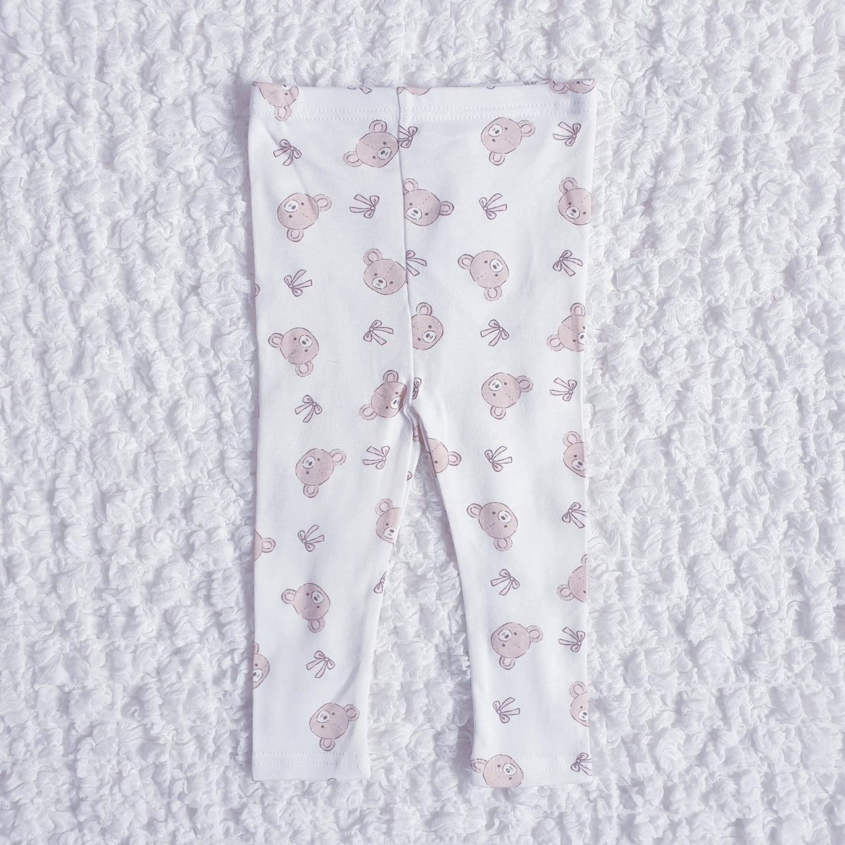 Girls Teddy Leggings Outfit & Pink Jacket Set
