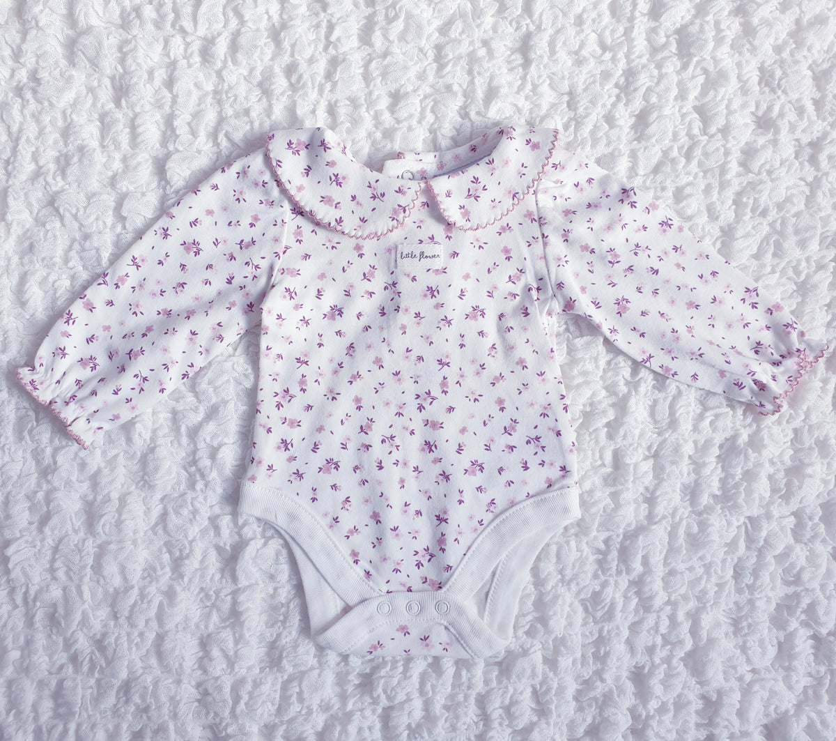 Baby Girls Dusky Pink Floral Leggings Set