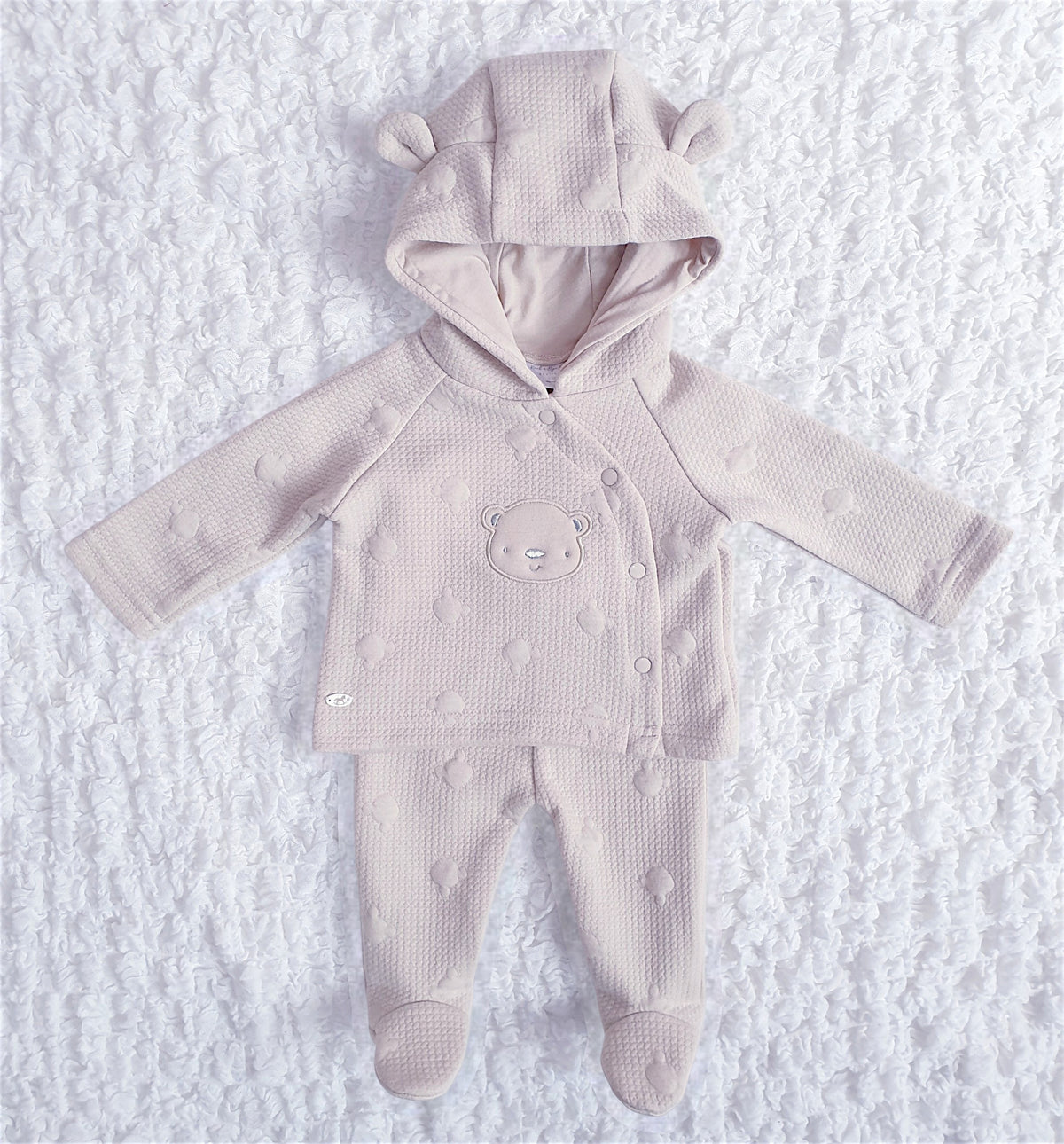 Baby Beige Teddy 2 Piece Set