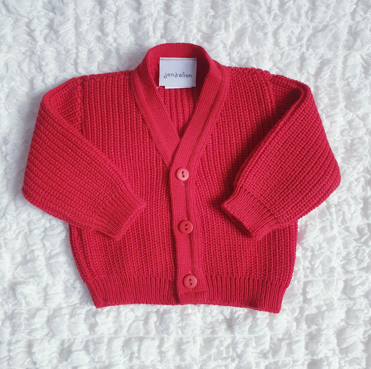 Baby Red "My First Christmas" Cardigan