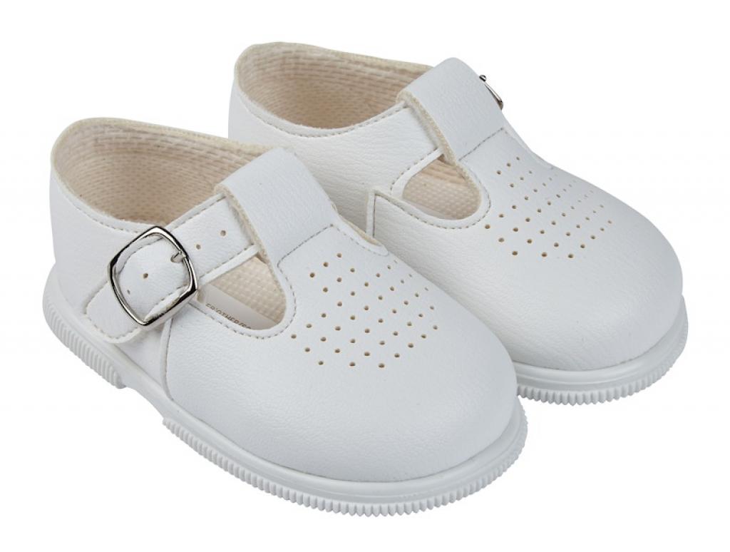 White T Bar Shoes