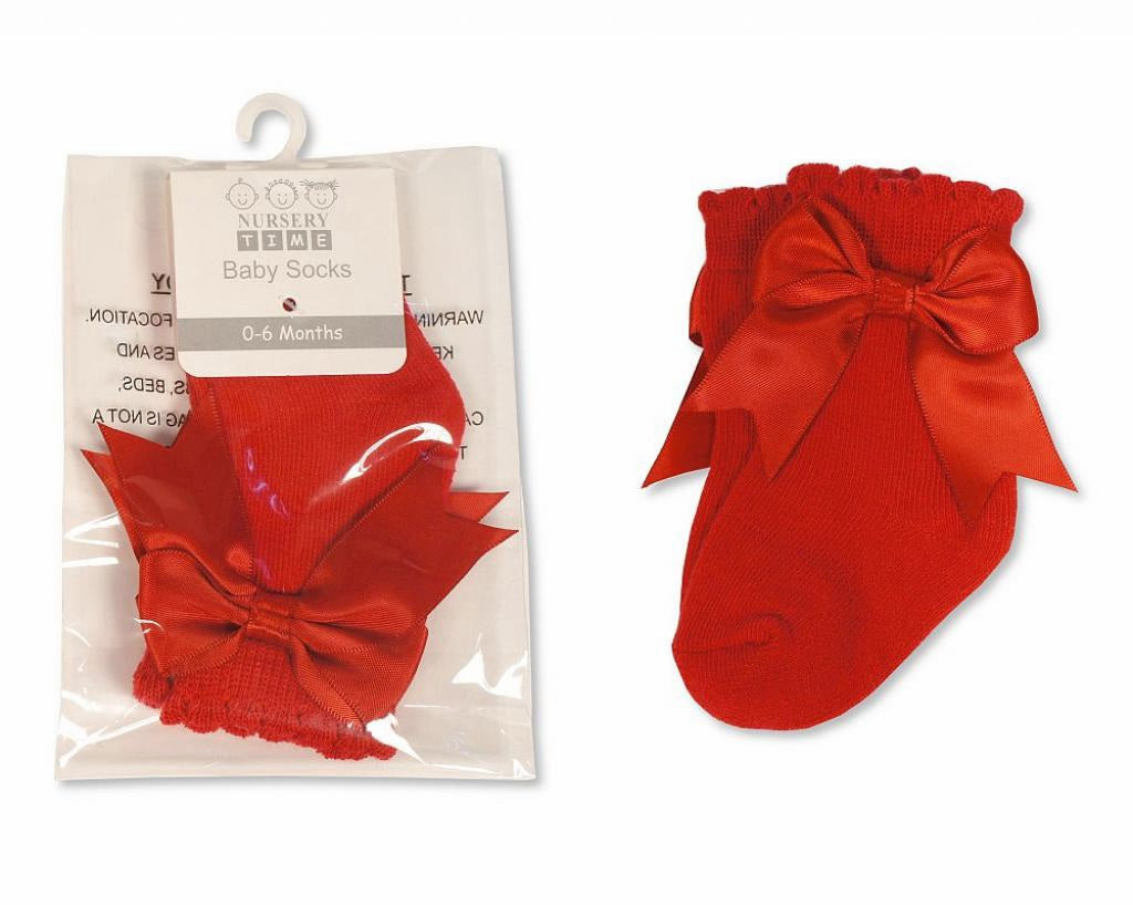 Baby Girls Bow Socks