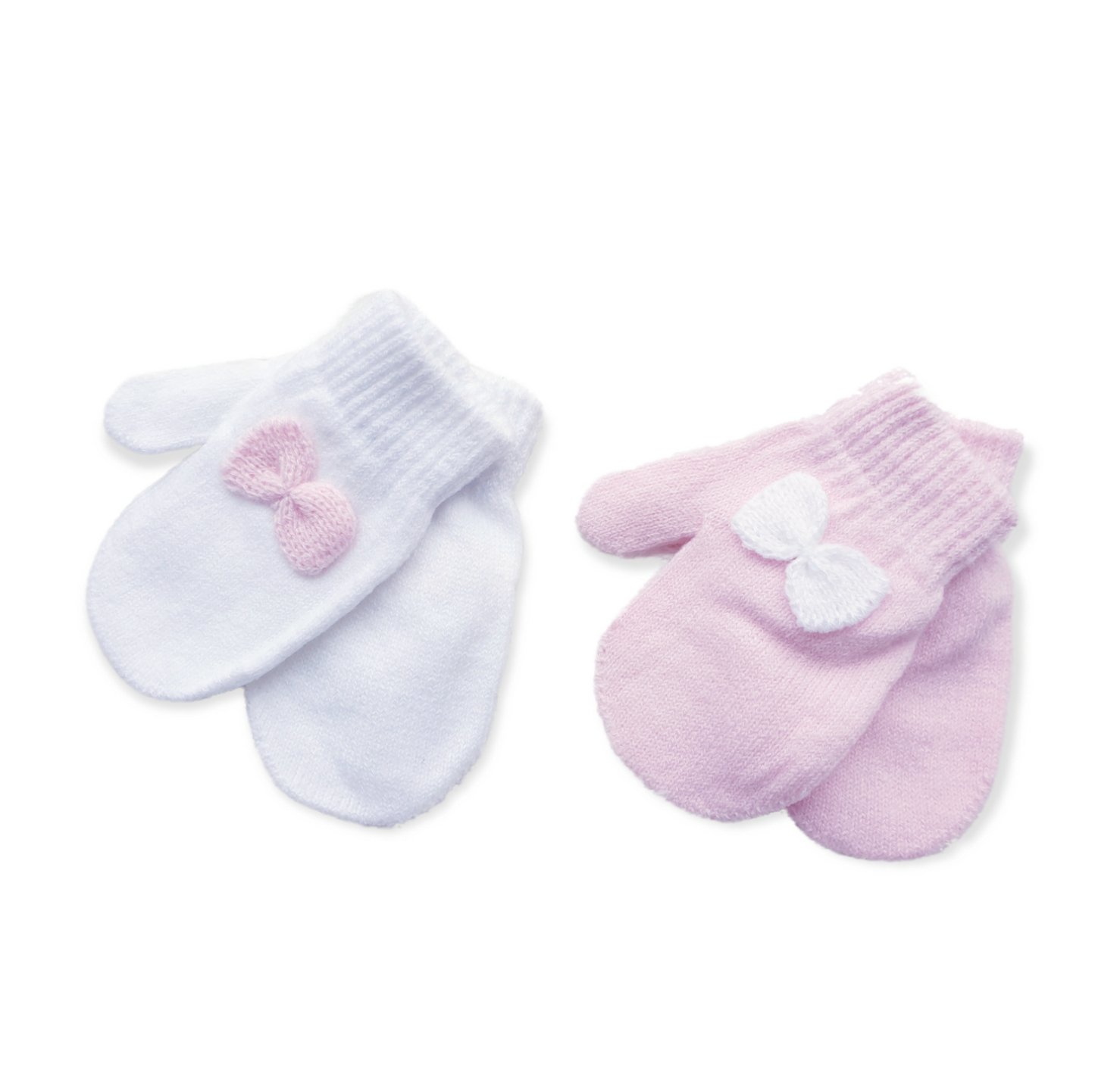 Girls Bow Mittens