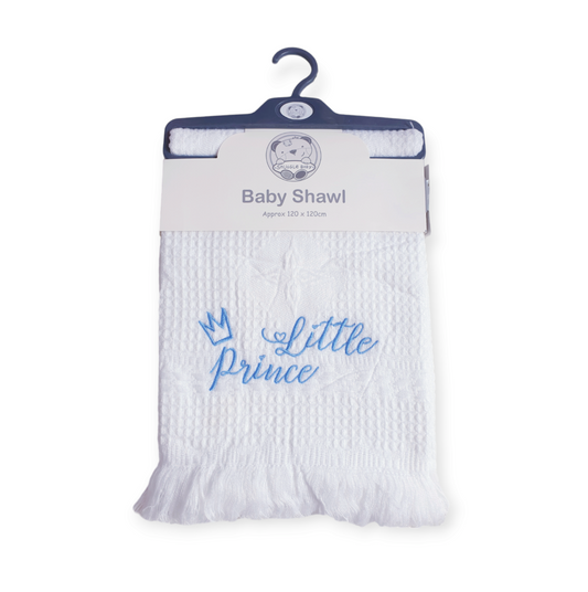 Baby Boys "Little Prince" Shawl