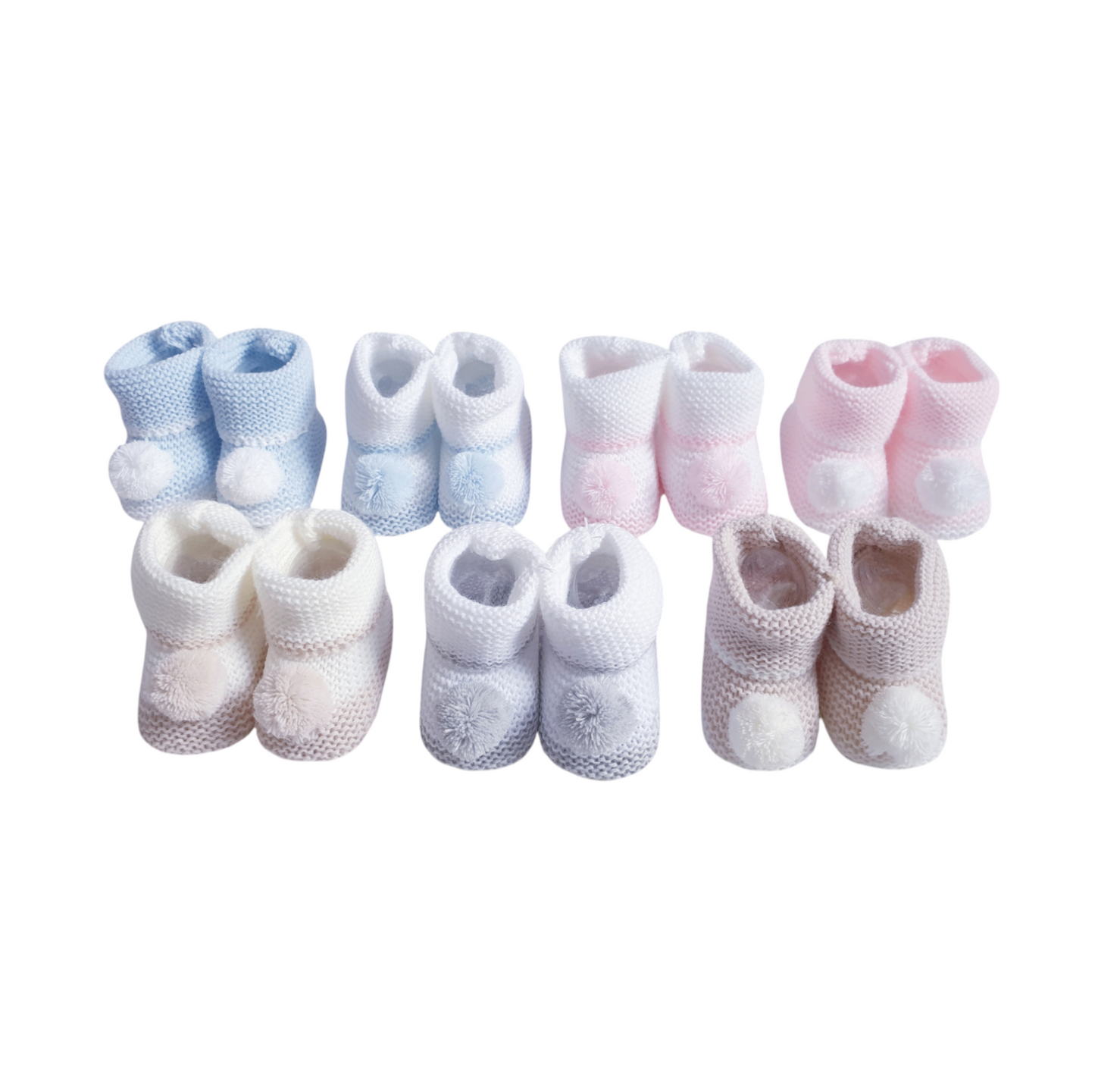 Baby Pom Pom Booties