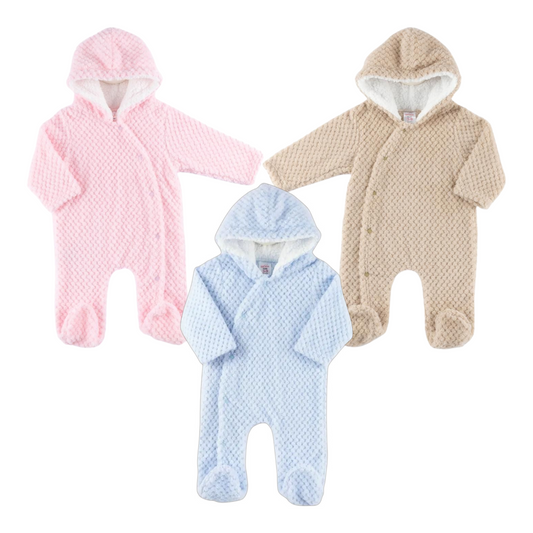 Baby Waffle All In One Pink/Blue/Beige