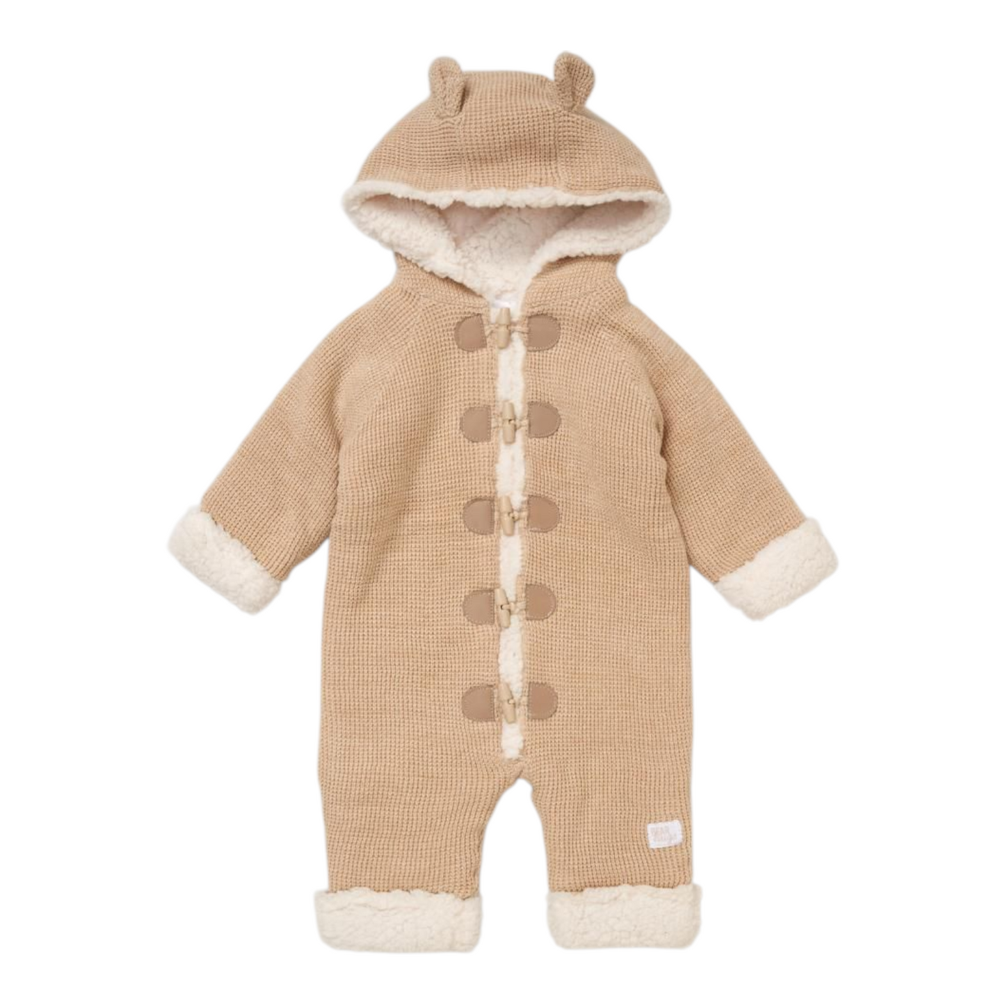 Baby Beige Borg Sherpa All In One