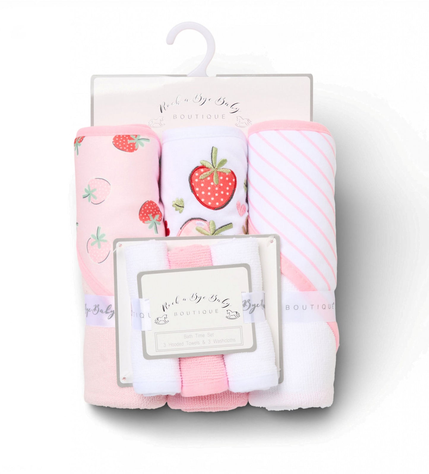 Baby Hooded Towel & Wash Cloth Set