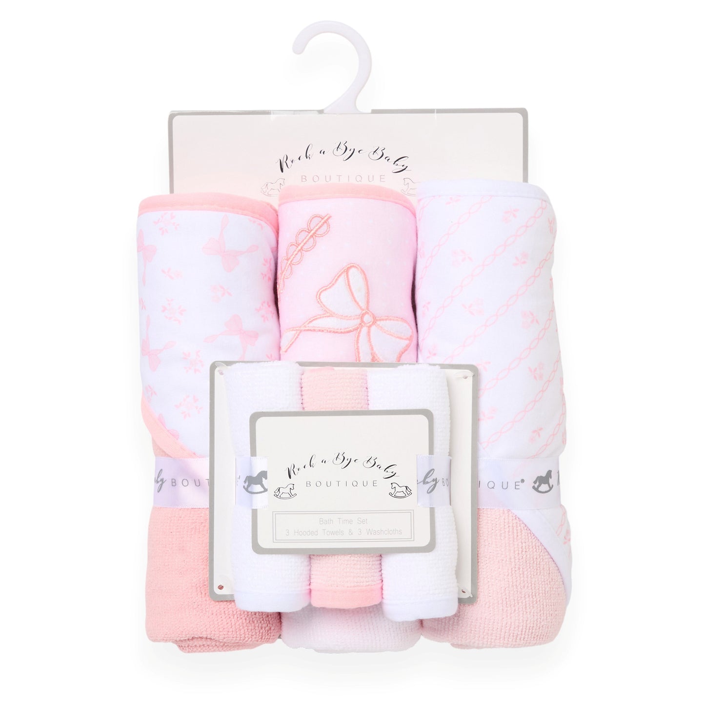 Baby Hooded Towel & Wash Cloth Set