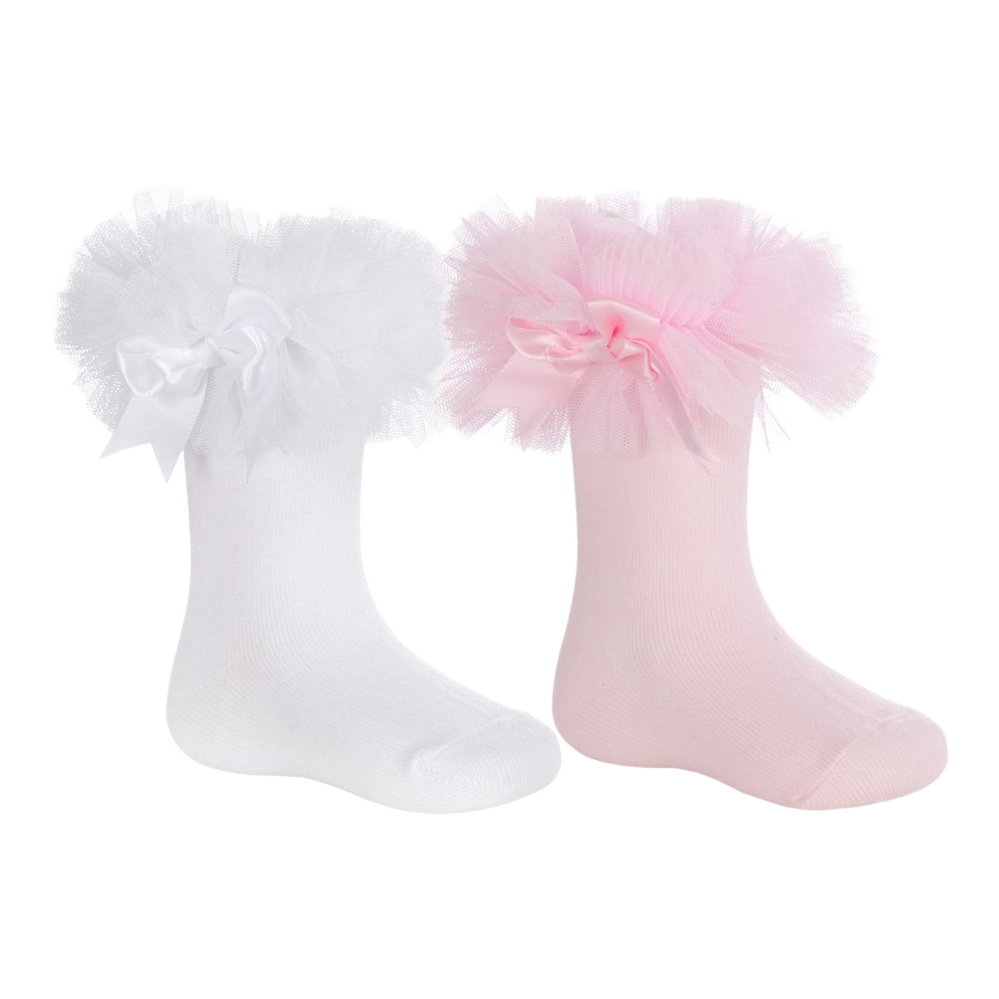 Baby Girls Tutu Bow Socks