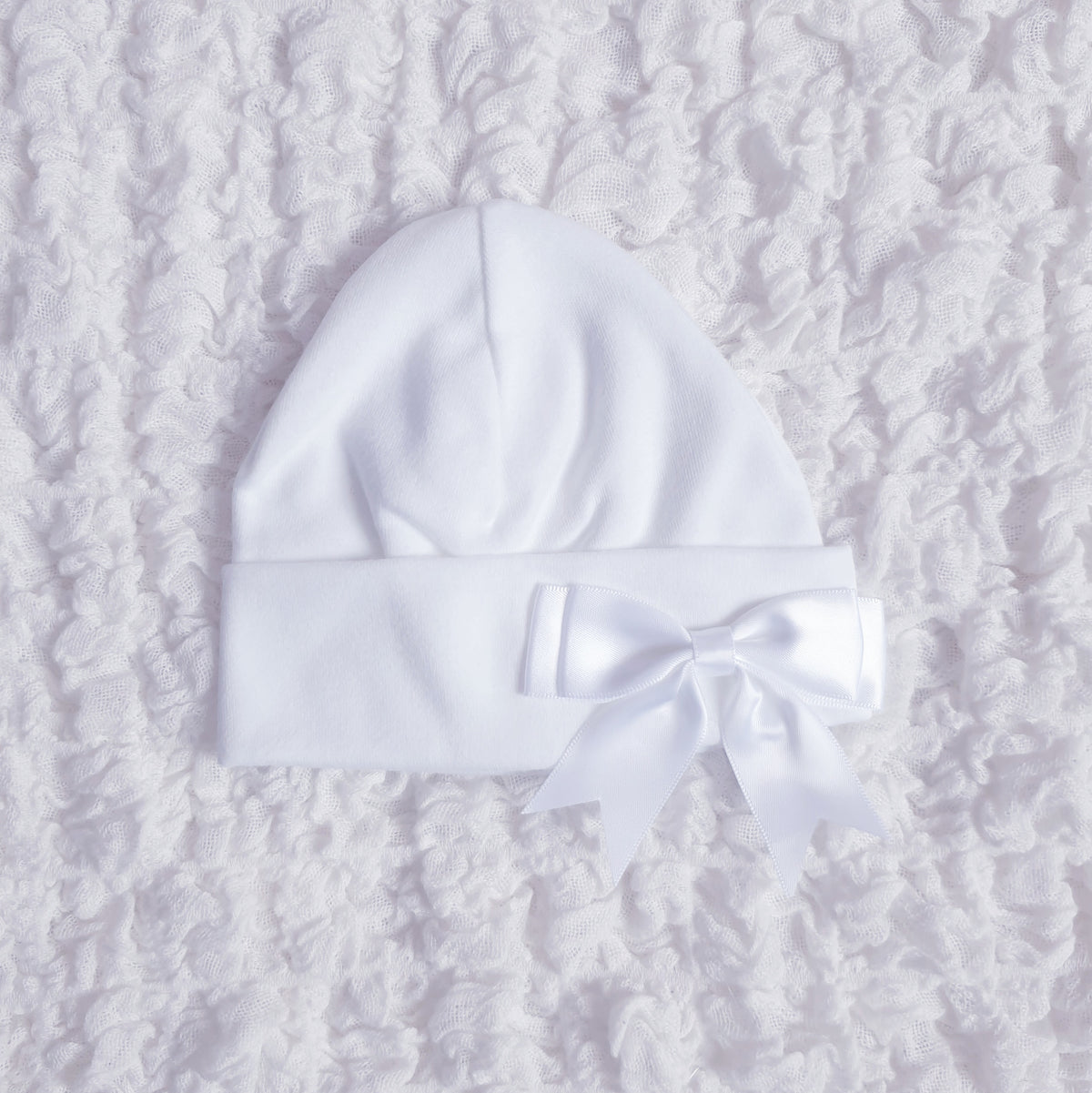Newborn Baby Girl's Bow Hat