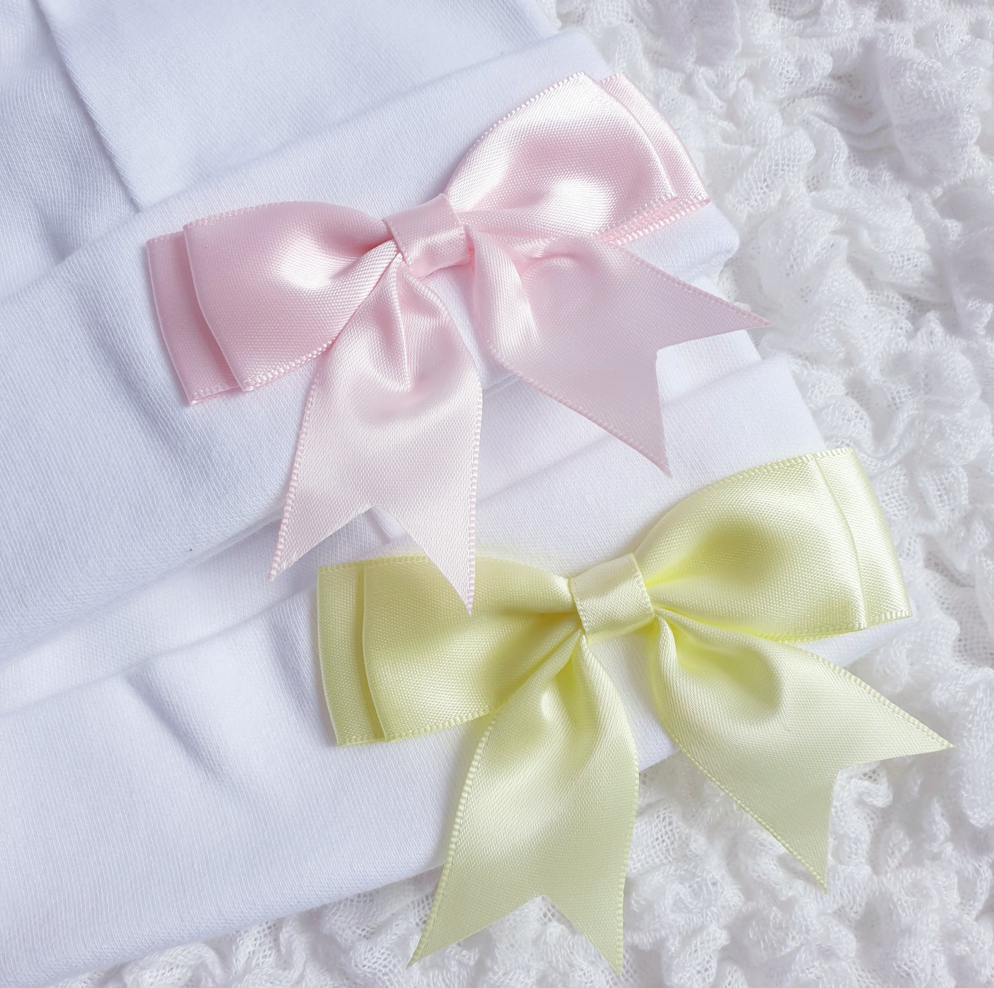 Newborn Baby Girl's Bow Hat