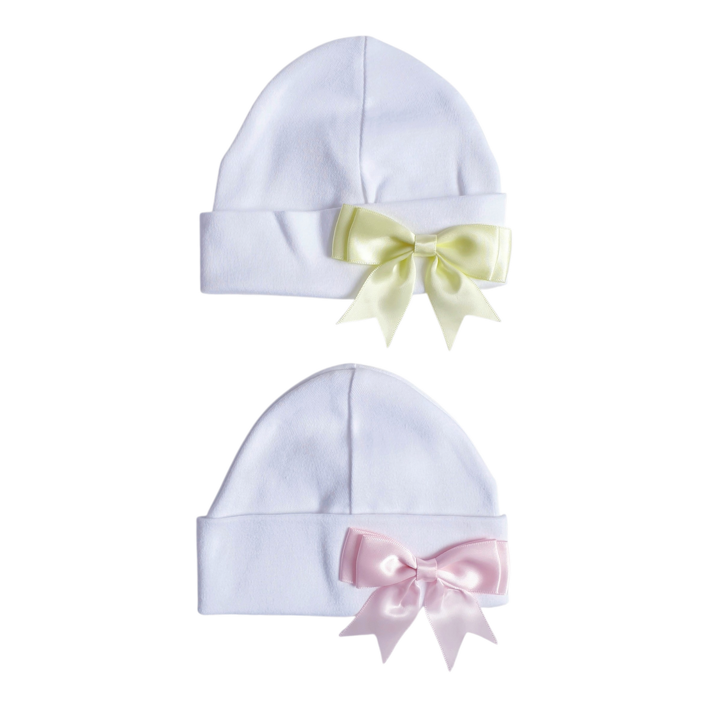 Newborn Baby Girl's Bow Hat
