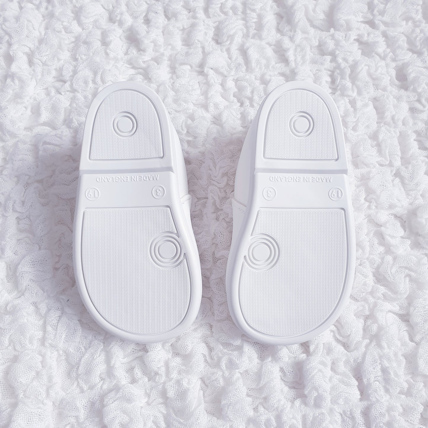White T Bar Shoes