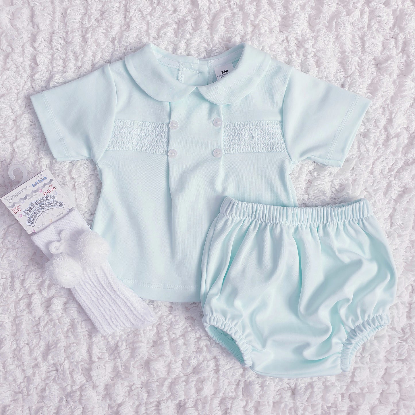 Baby Boys Smocked Jam Pants Set