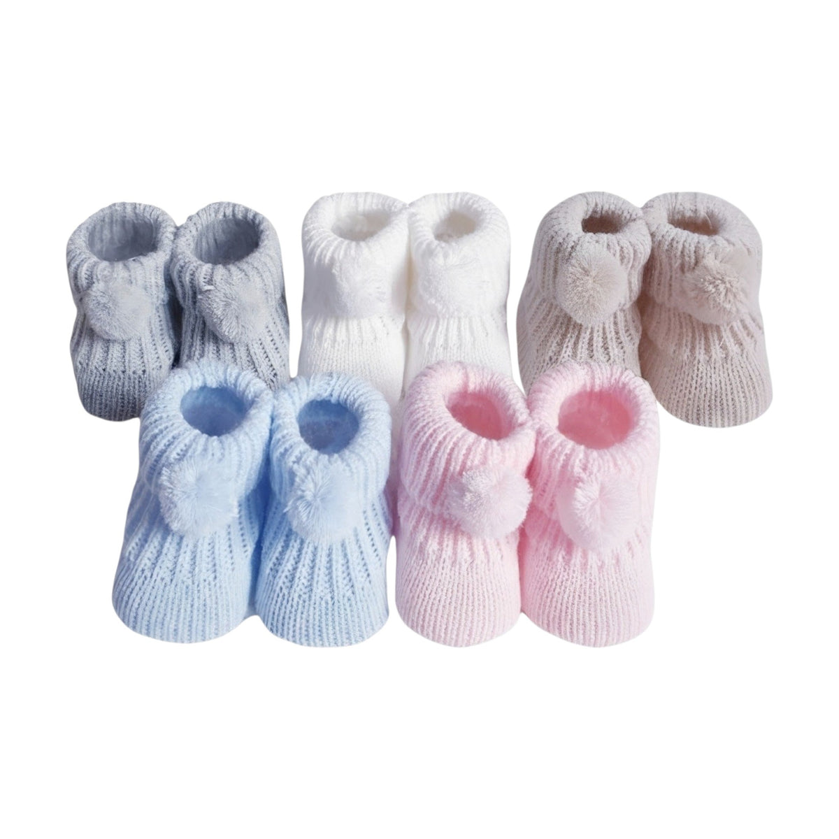 Pom Pom Booties