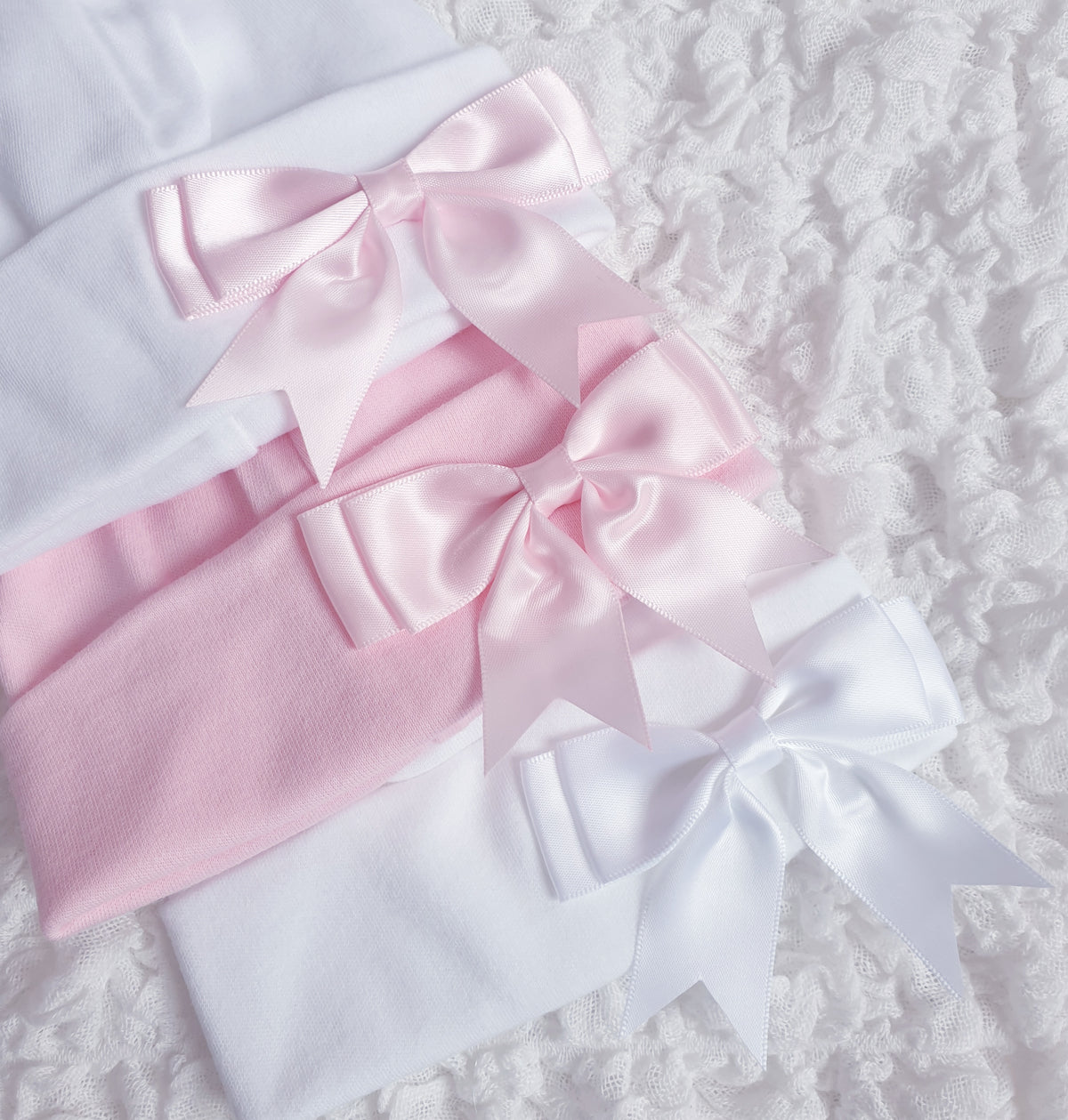 Newborn Baby Girl's Bow Hat