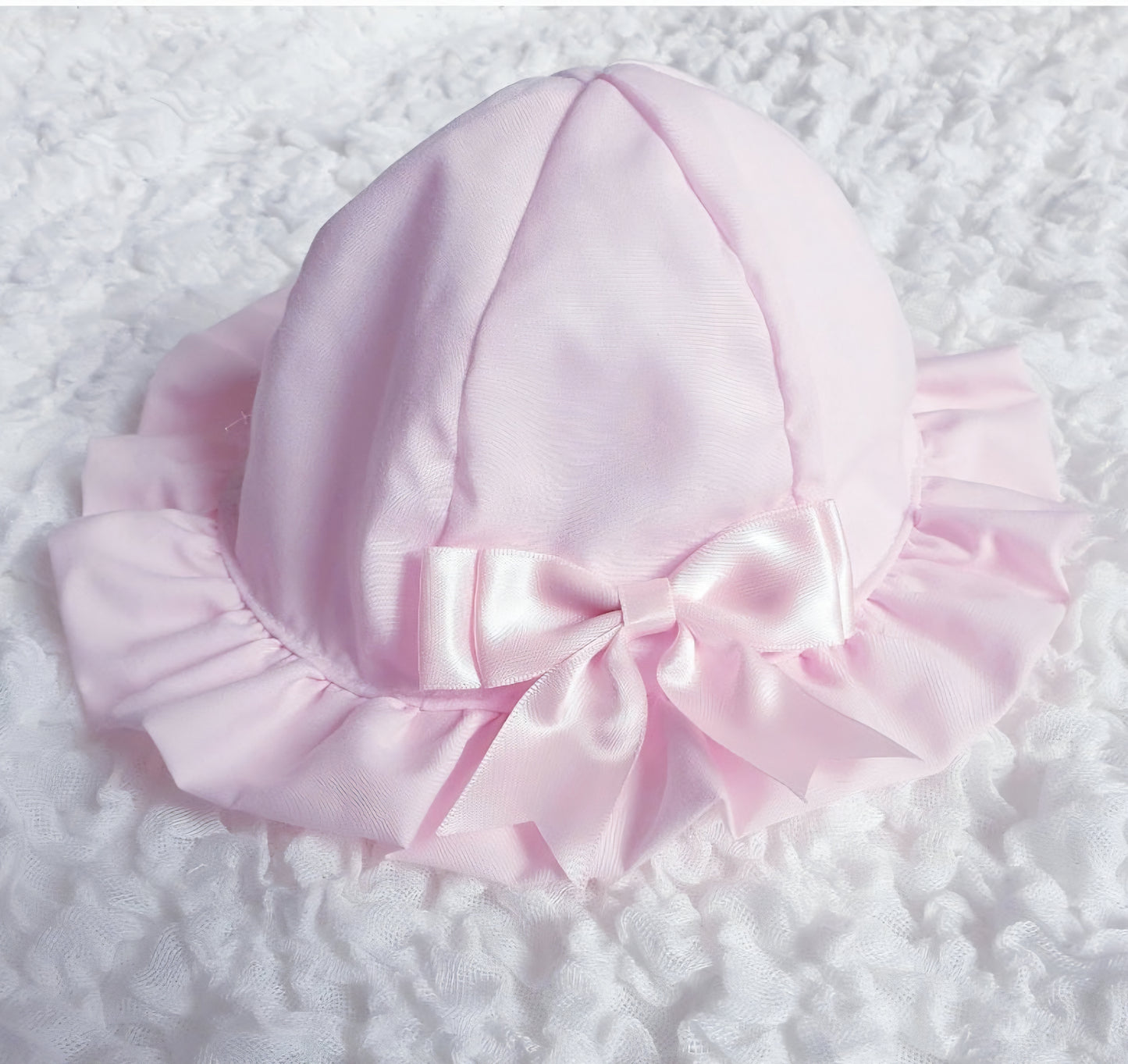 Baby Girls Ribbon Bow Summer Hat