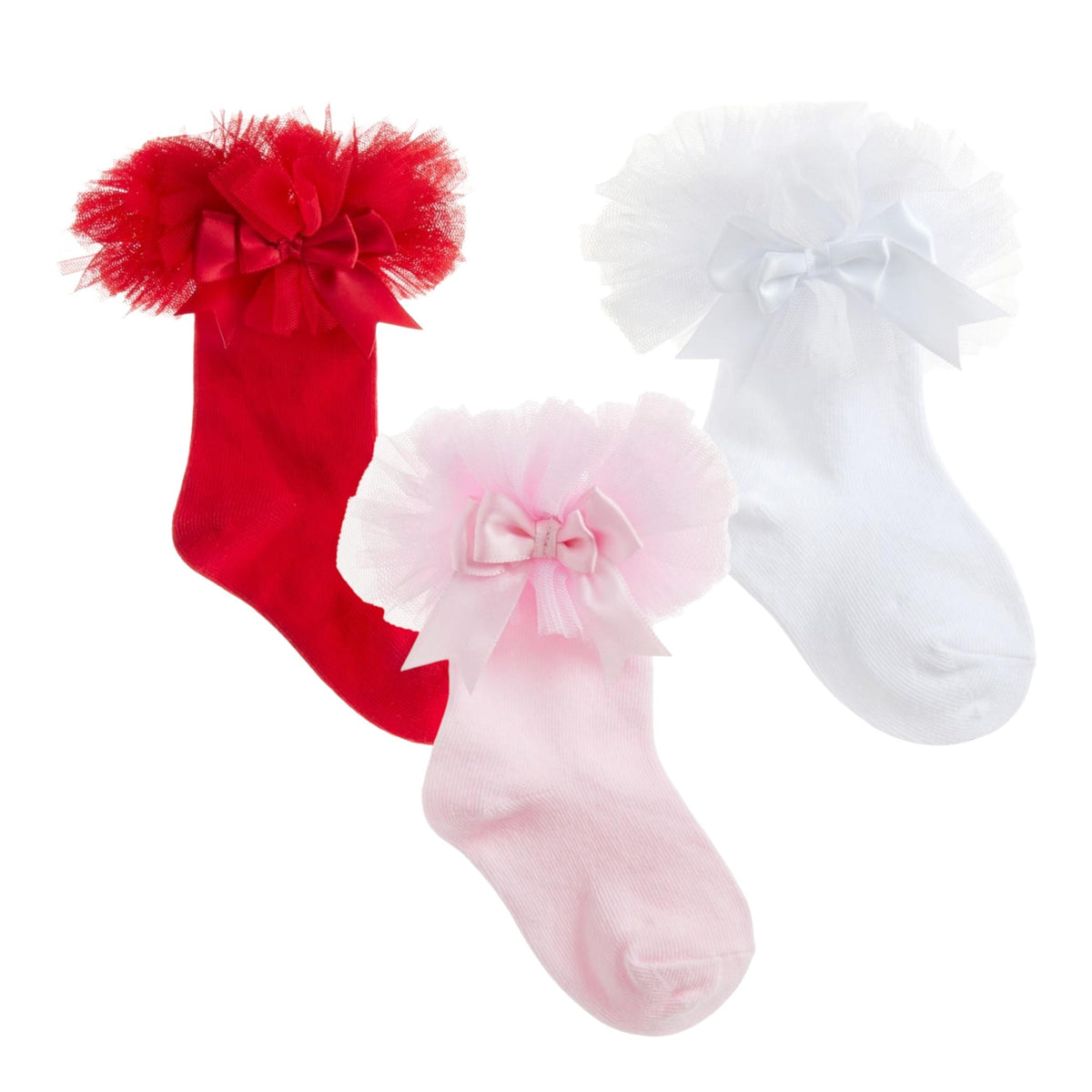 Baby Girls Tutu Bow Socks