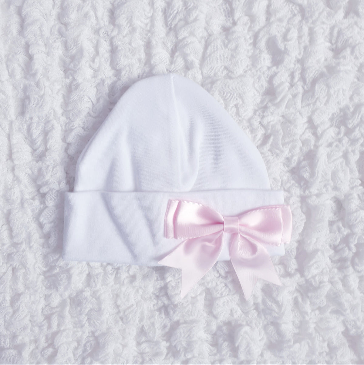 Newborn Baby Girl's Bow Hat