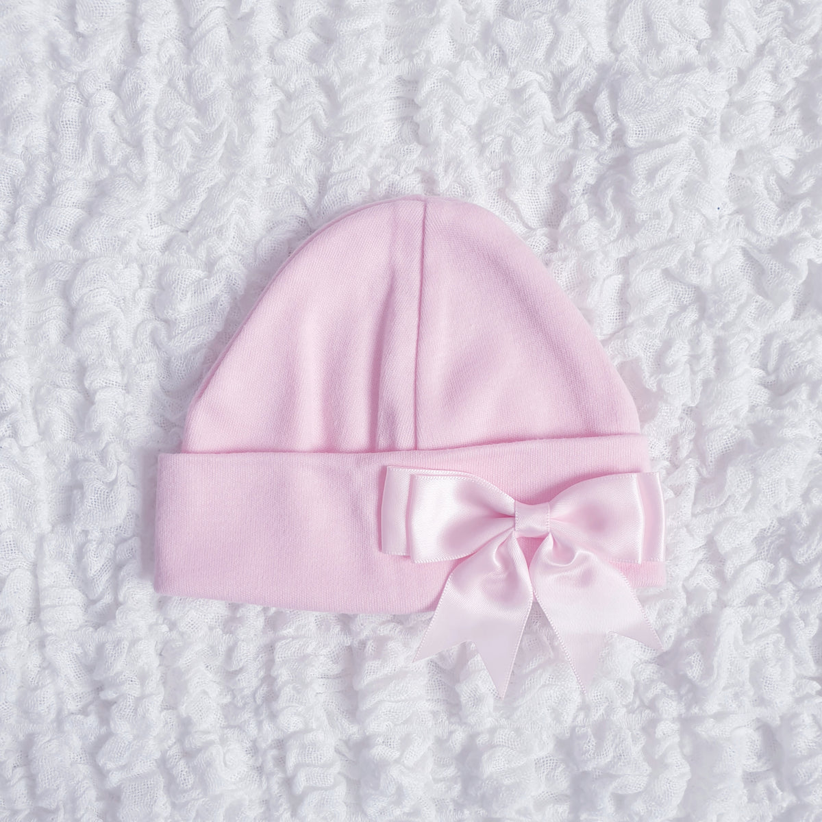 Newborn Baby Girl's Bow Hat