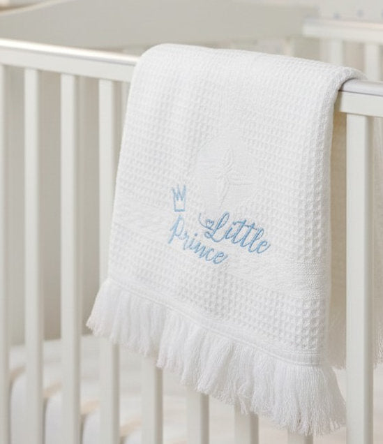 Baby Boys "Little Prince" Shawl