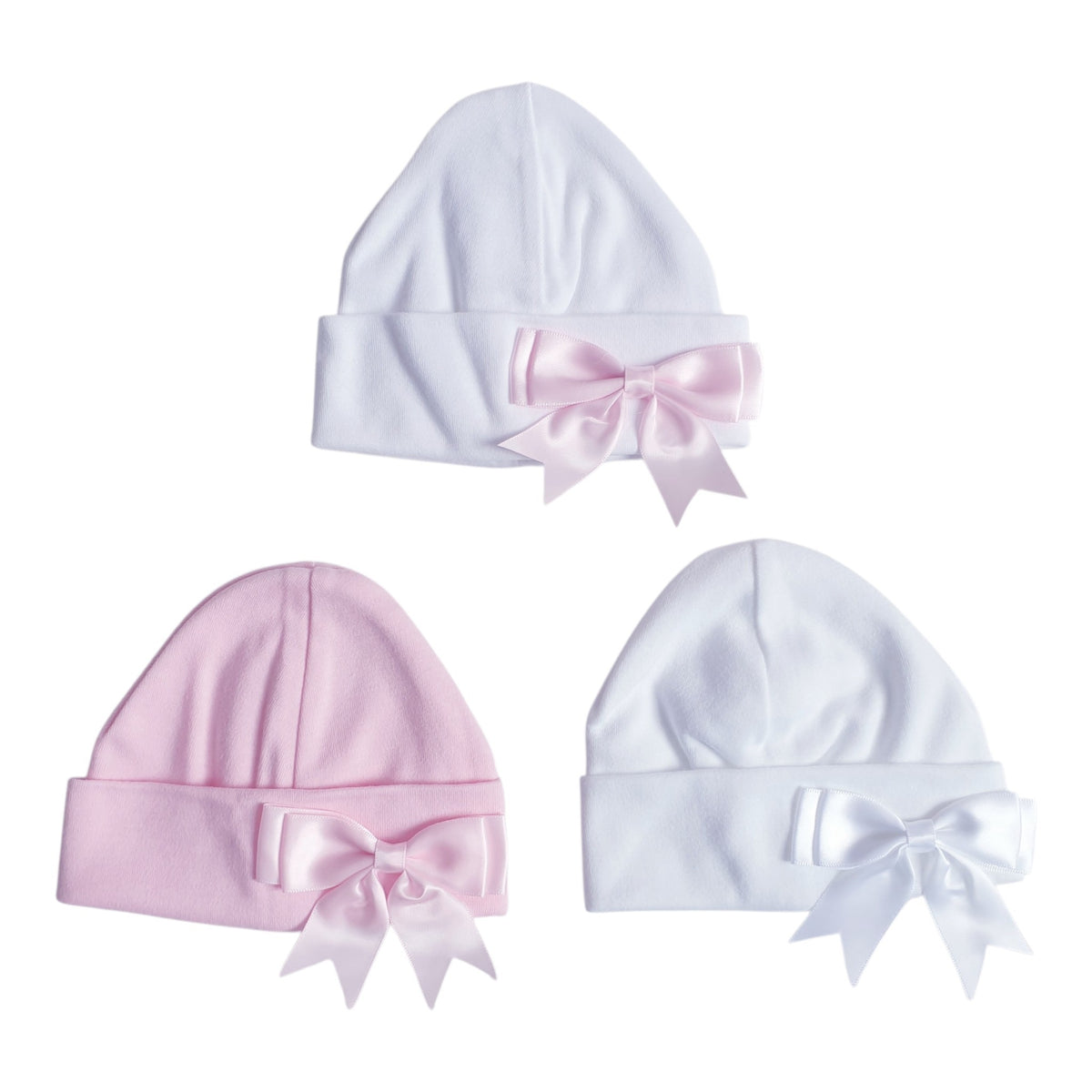 Newborn Baby Girl's Bow Hat