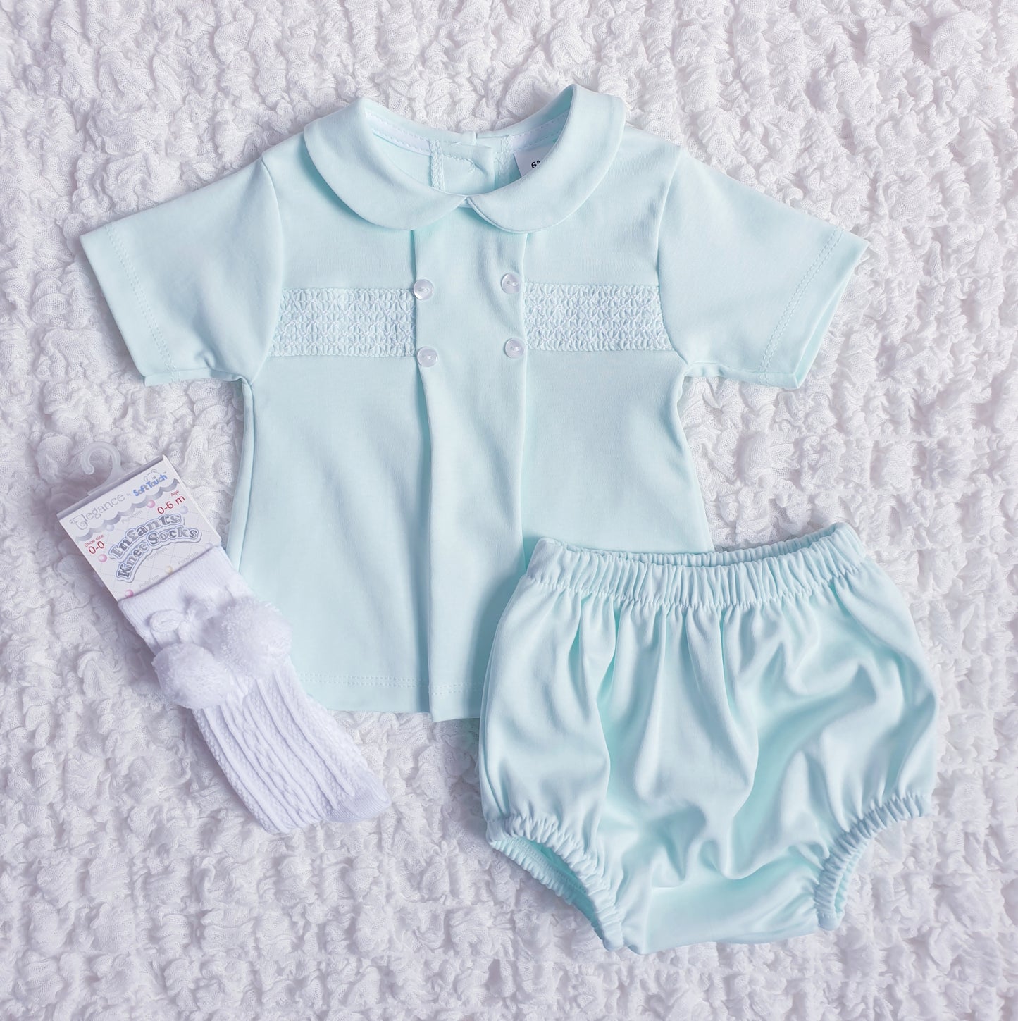 Baby Boys Smocked Jam Pants Set