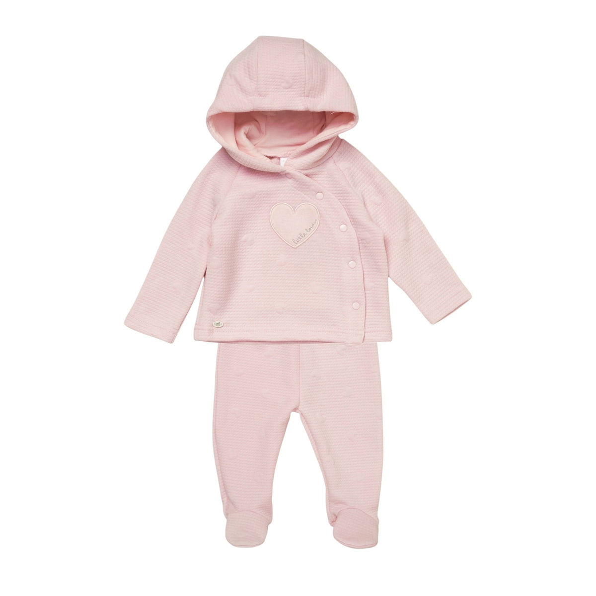 Baby Girls Pink Heart 2 Piece Set