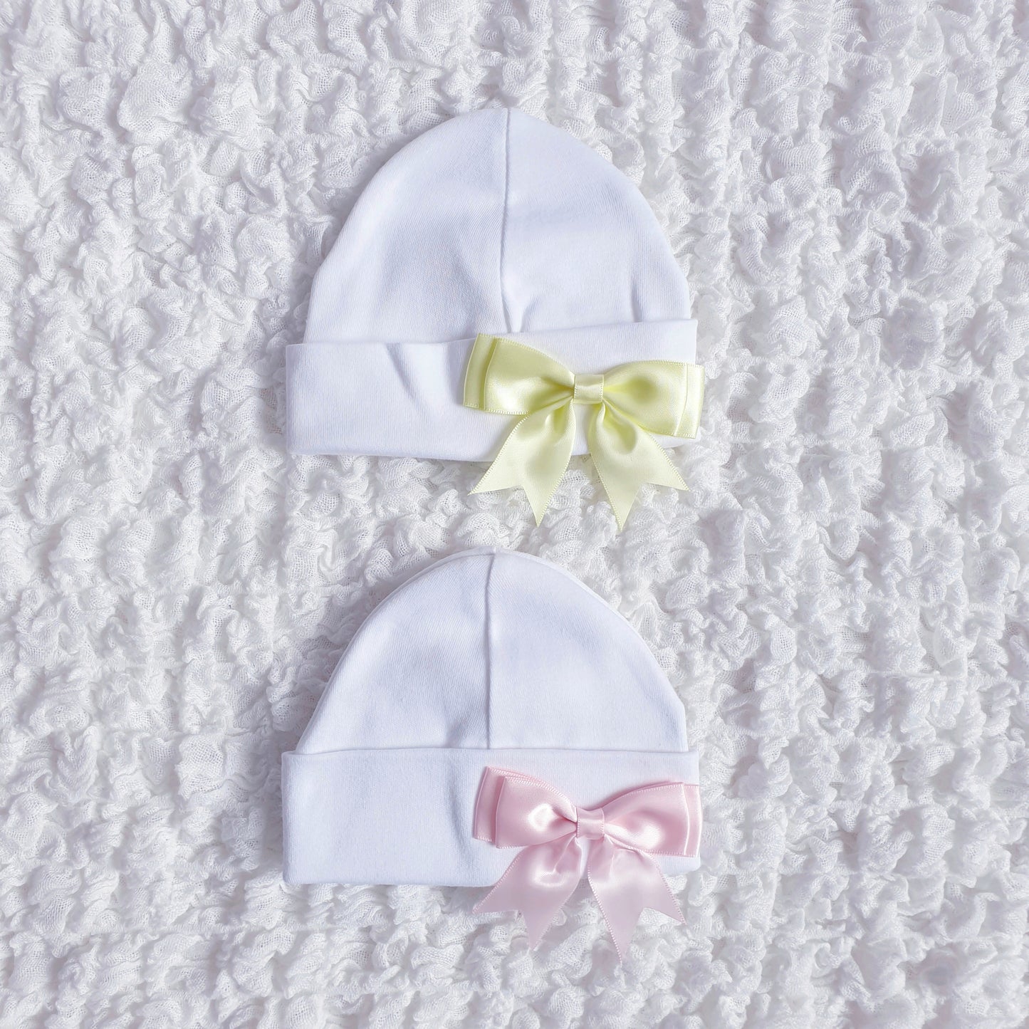 Newborn Baby Girl's Bow Hat
