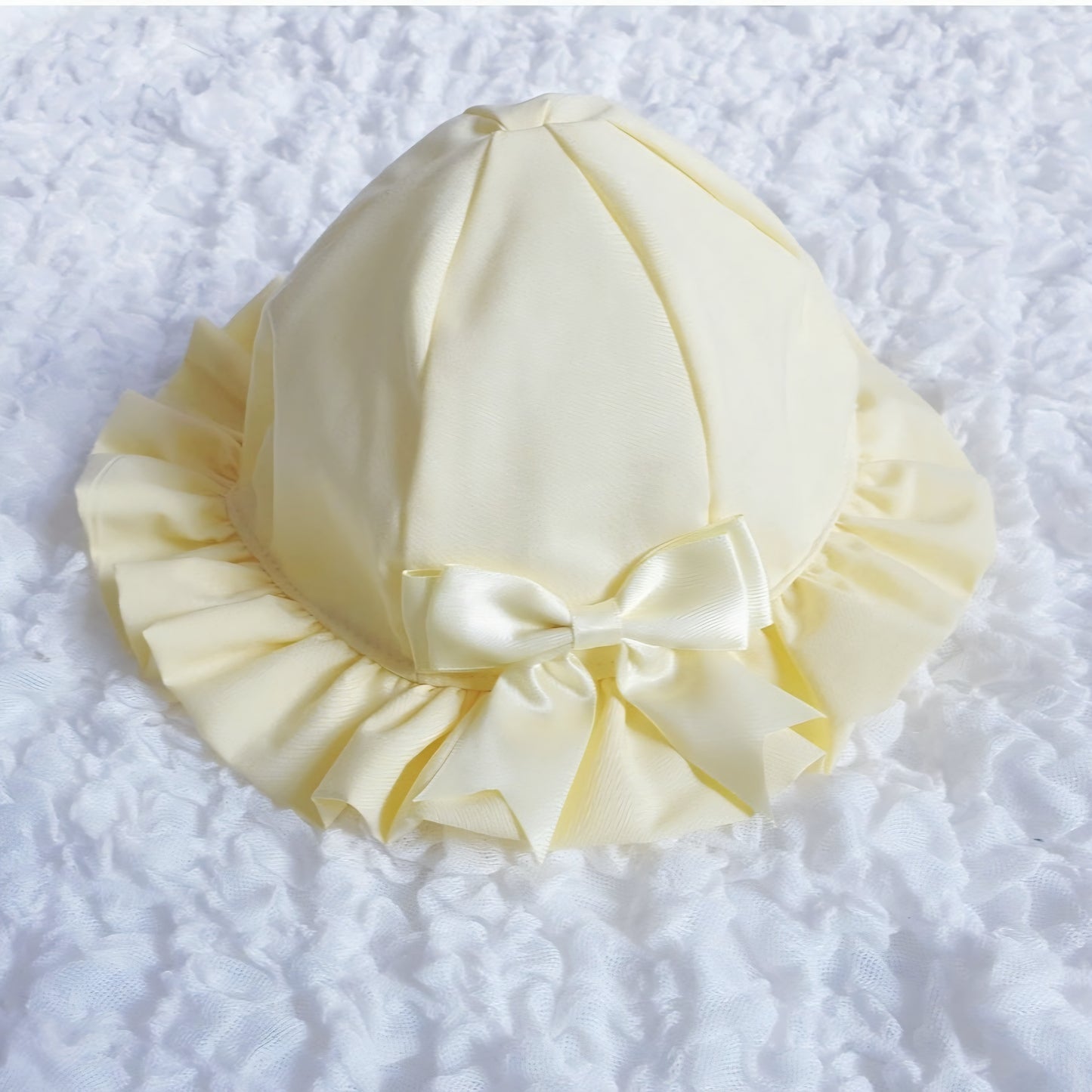 Baby Girls Ribbon Bow Summer Hat