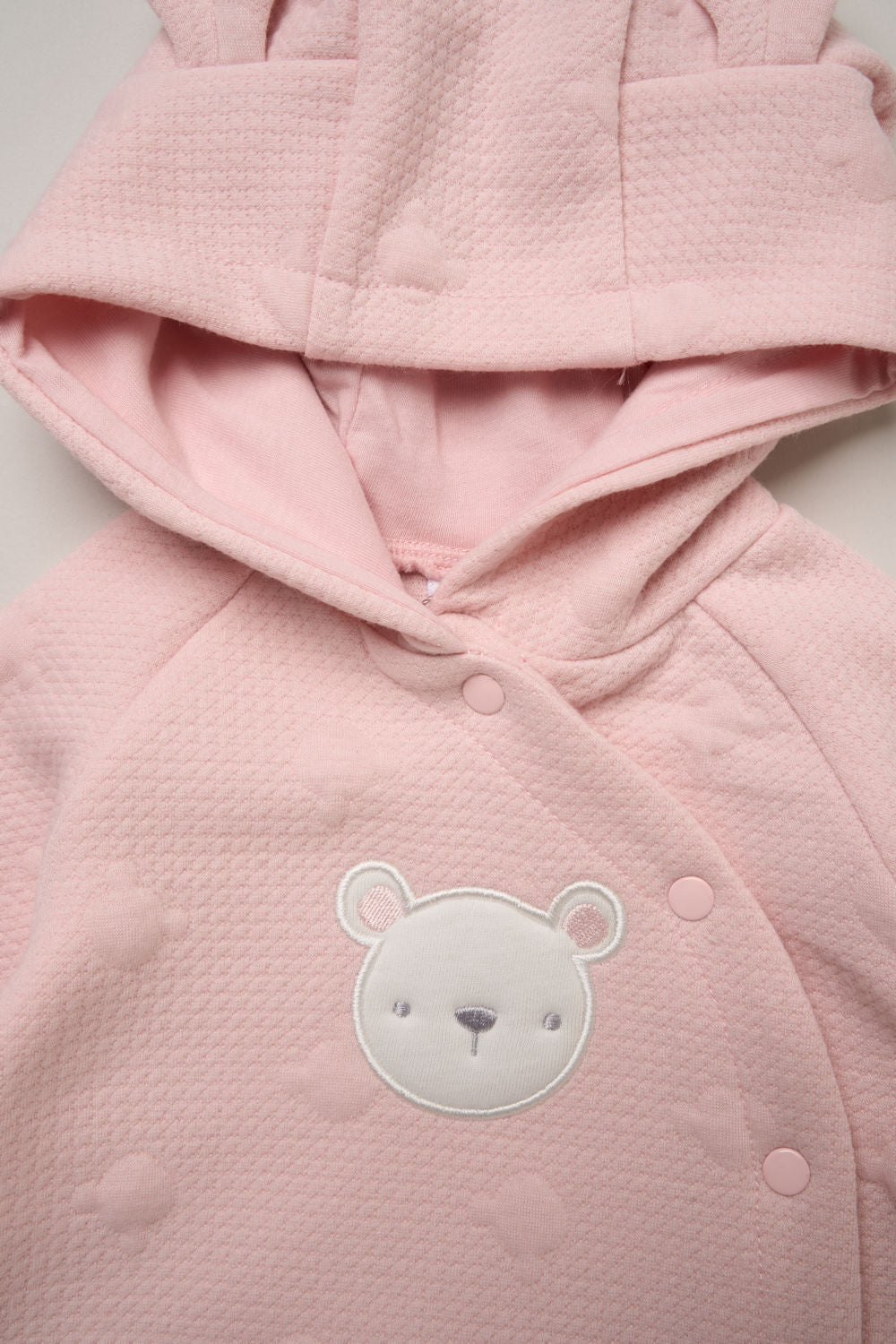 Baby Girls Pink Teddy 2 Piece Outfit & Teddy
