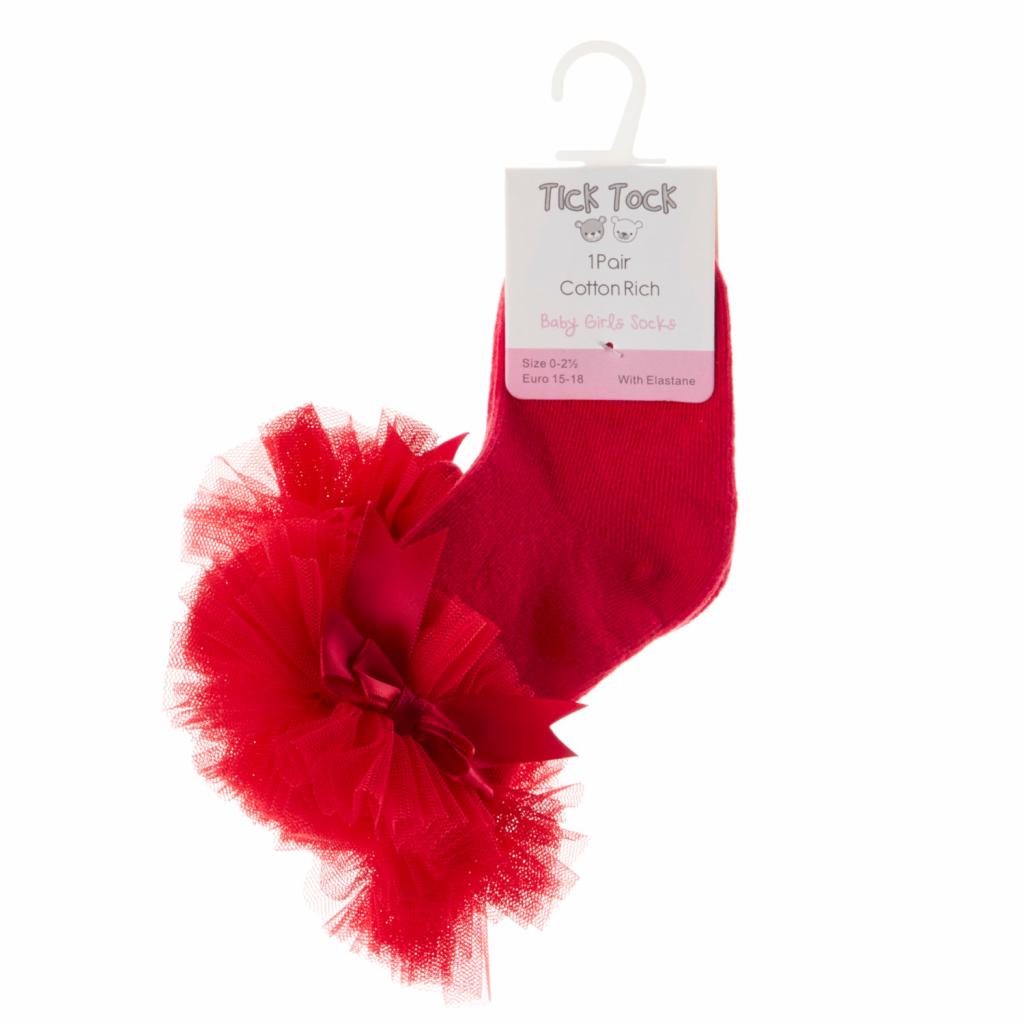Baby Girls Tutu Bow Socks