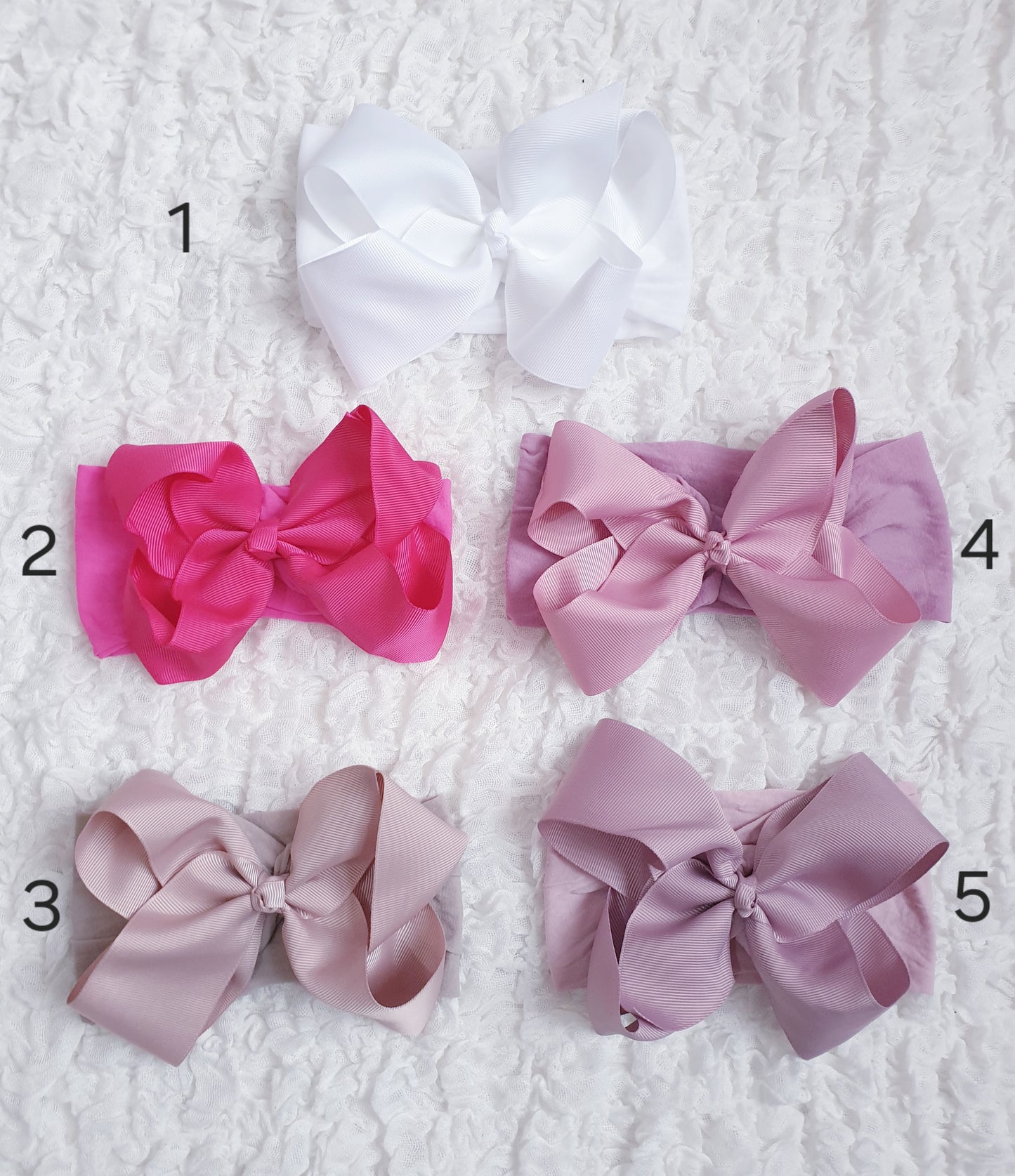 Large Bow Baby Headbands (sold separately)