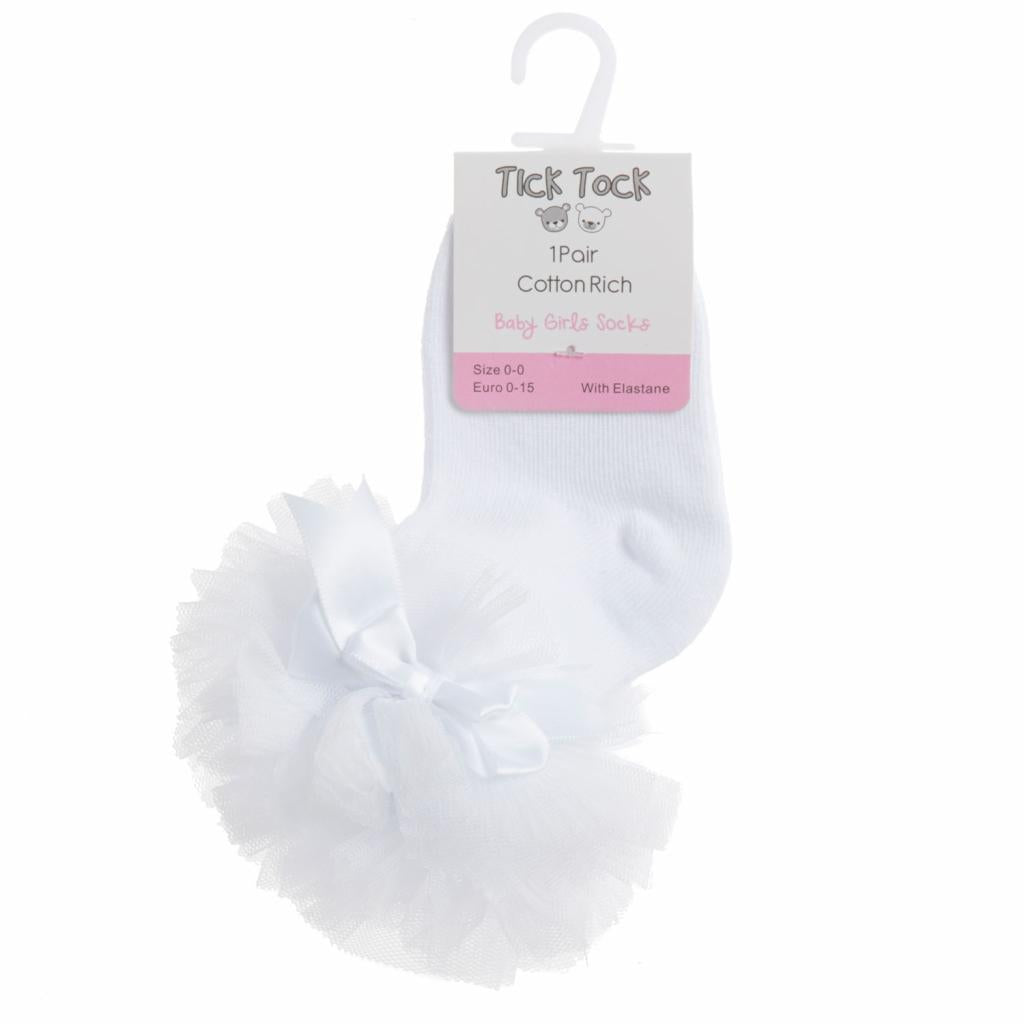 Baby Girls Tutu Bow Socks
